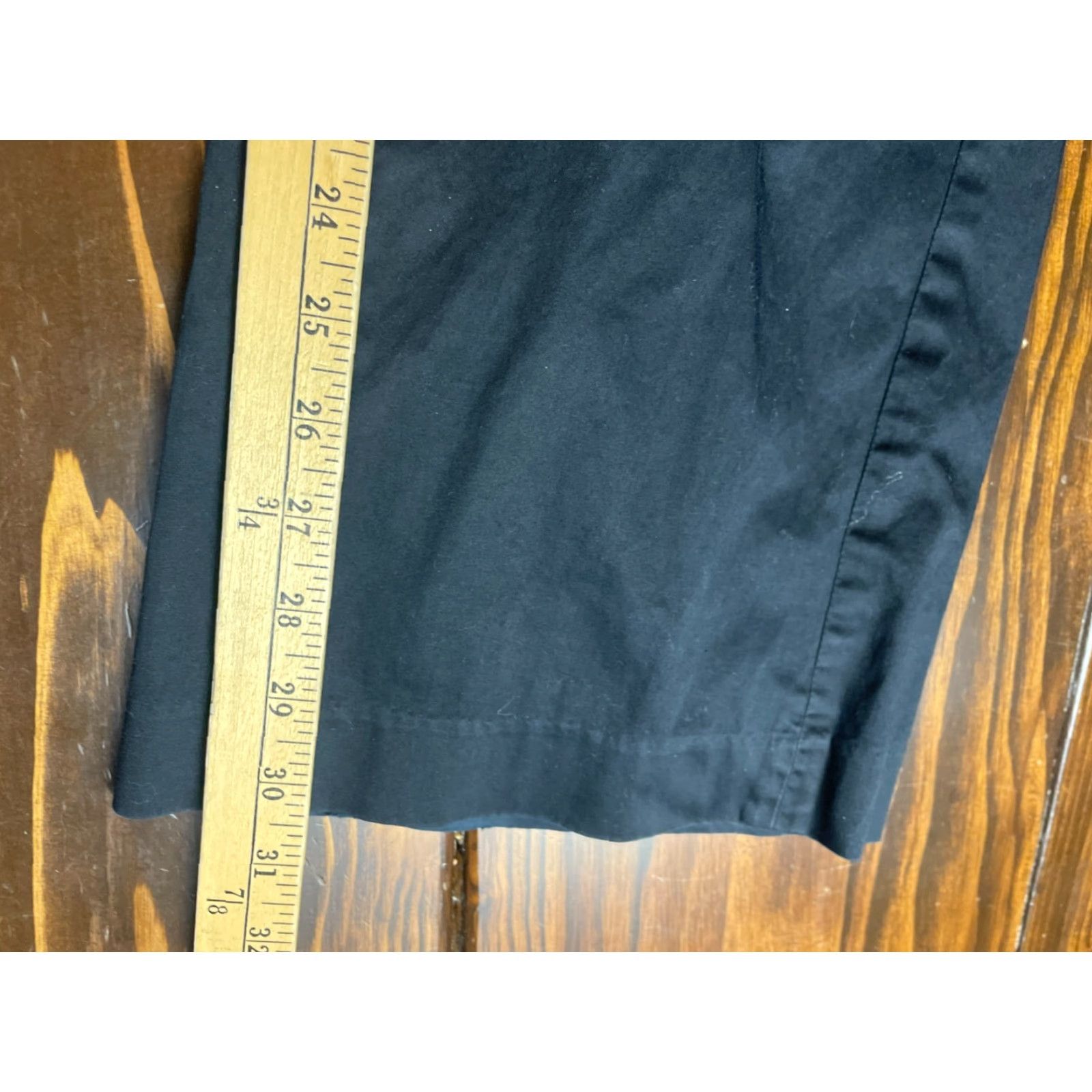 Gap Gap Pants Women 10R Black Maternity Flared Elastic Waist Dress Pants Solid Casual Size 32" / US 10 / IT 46 - 5 Thumbnail