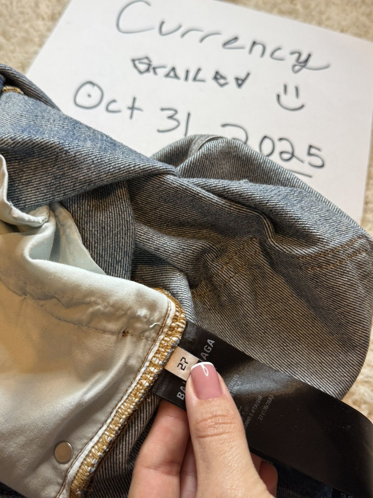 Balenciaga Balenciaga Heal Bite Jean Denim Size US 30 / EU 46 - 12 Thumbnail