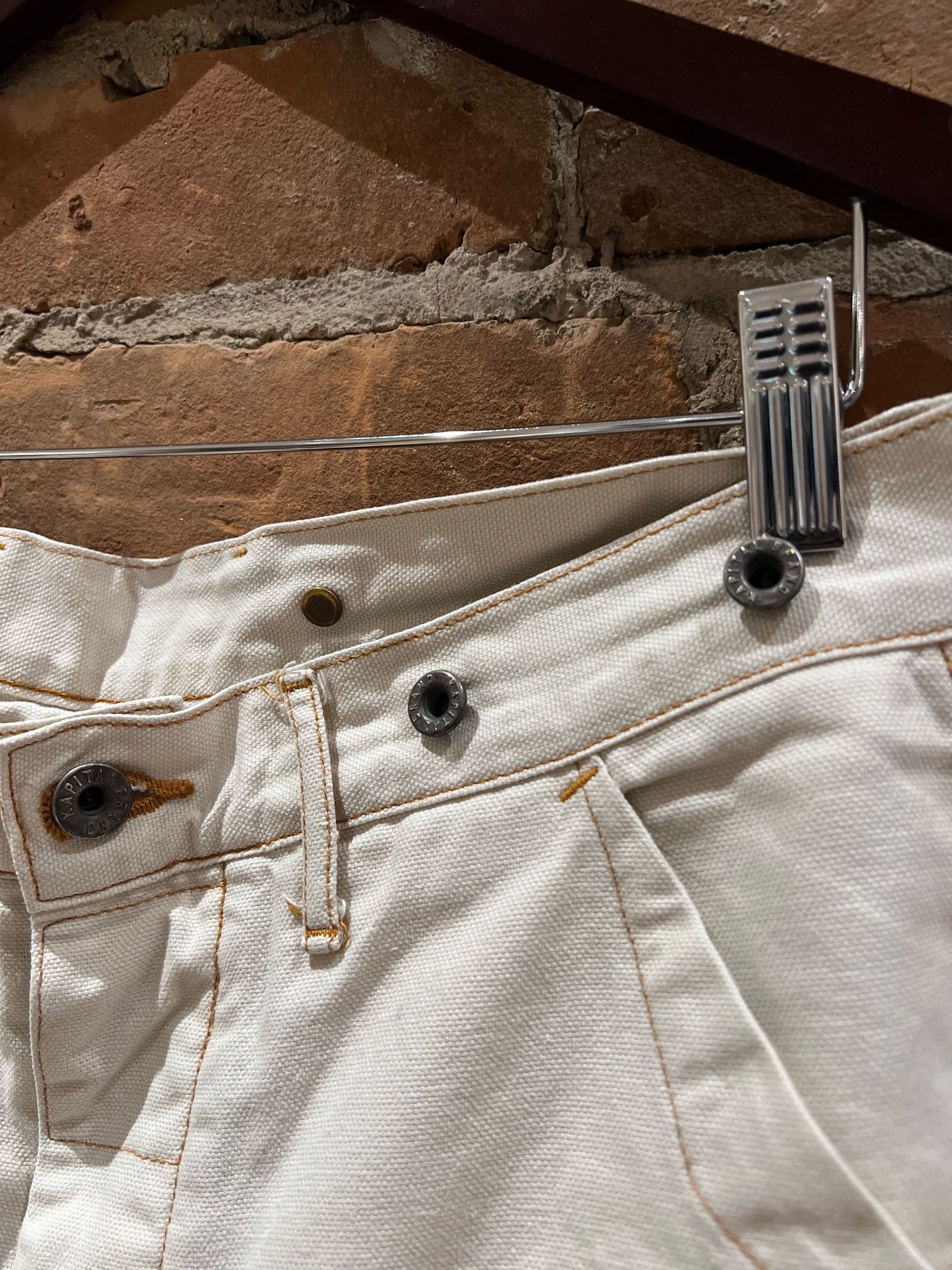 Kapital Kapital Canvas Quilted Knee Painter Pants Size US 32 / EU 48 - 6 Thumbnail