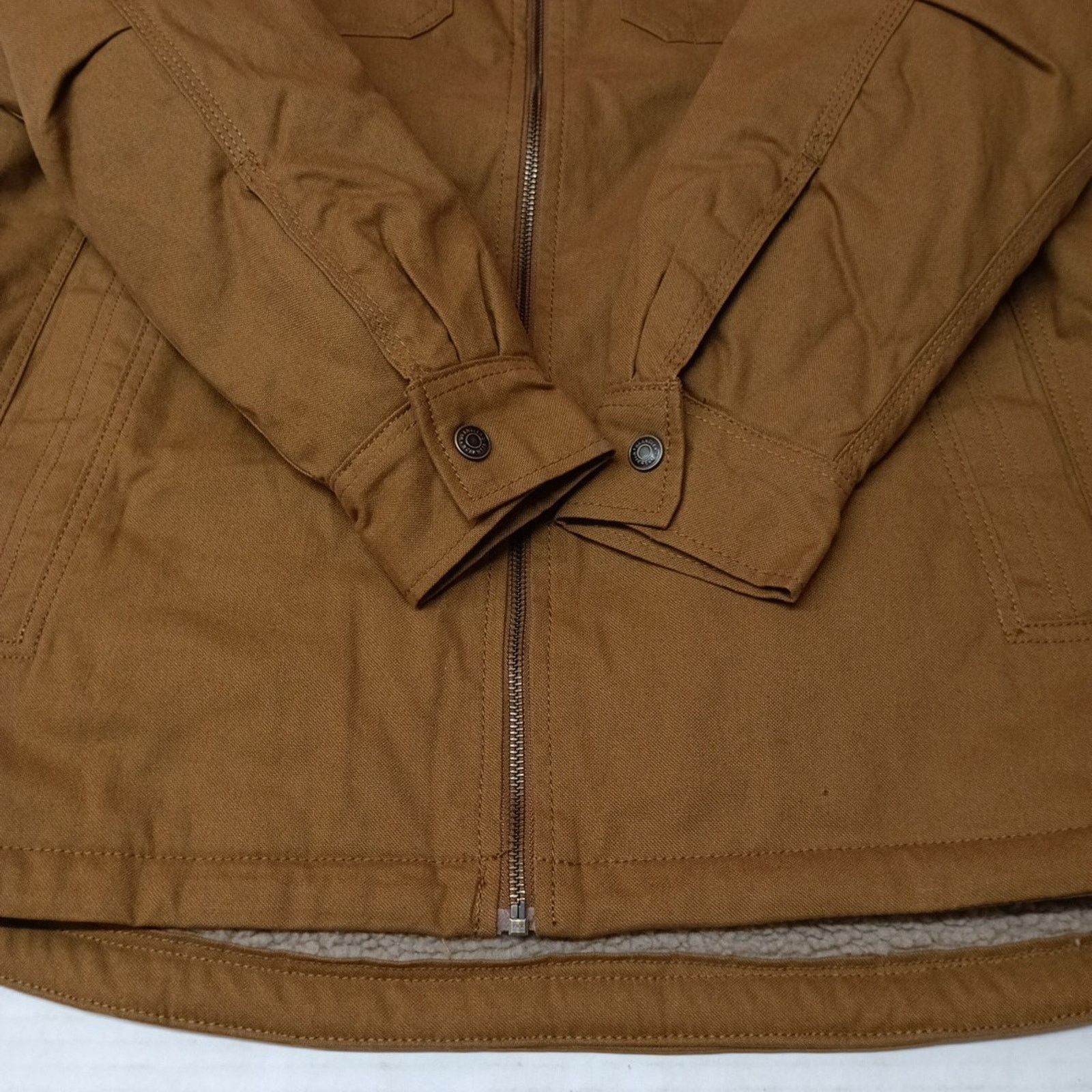 Wrangler Wrangler Sherpa Field Jacket Men's M (38-40) Brown Canvas Size US M / EU 48-50 / 2 - 3 Thumbnail