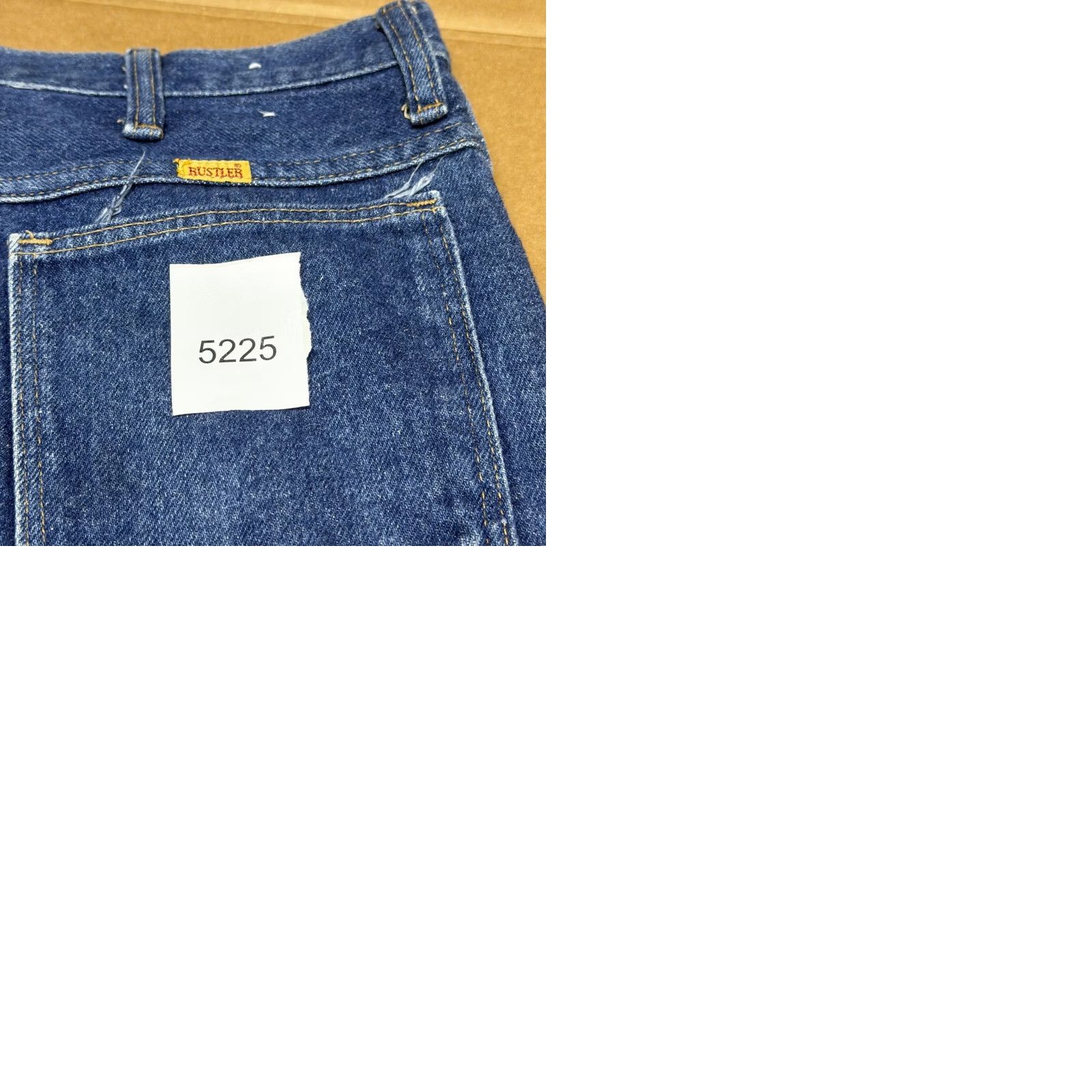 Denime Rustler Jeans Mens 38x30 Blue Regular Fit Straight Leg Denim USA Made Size US 38 / EU 54 - 10 Thumbnail