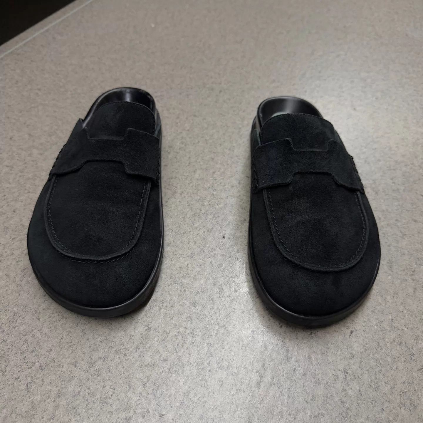 Hermes Hermes Black Mule Slippers 42.5 Excellent Condition Size US 9.5 / EU 42-43 - 2 Thumbnail