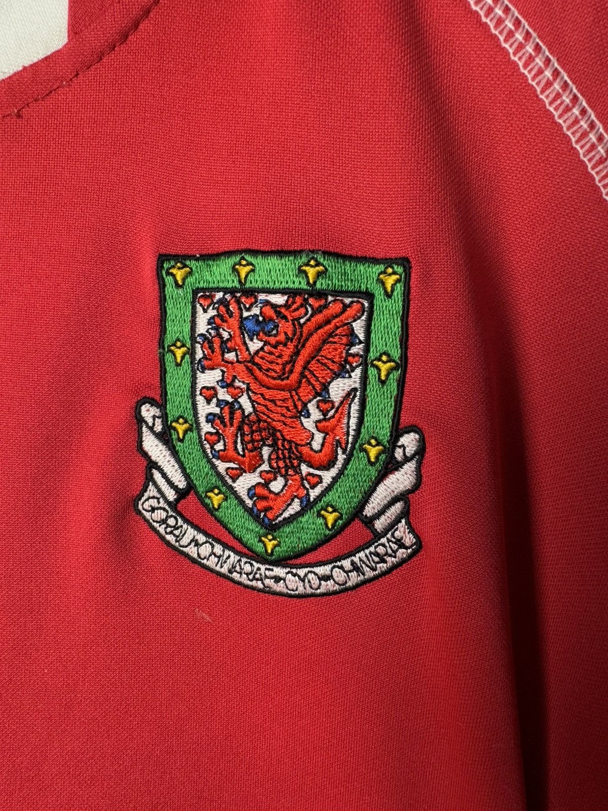 Kappa Wales 2002 2004 Home Football Shirt Soccer Jersey Kappa Size US XL / EU 56 / 4 - 4 Thumbnail