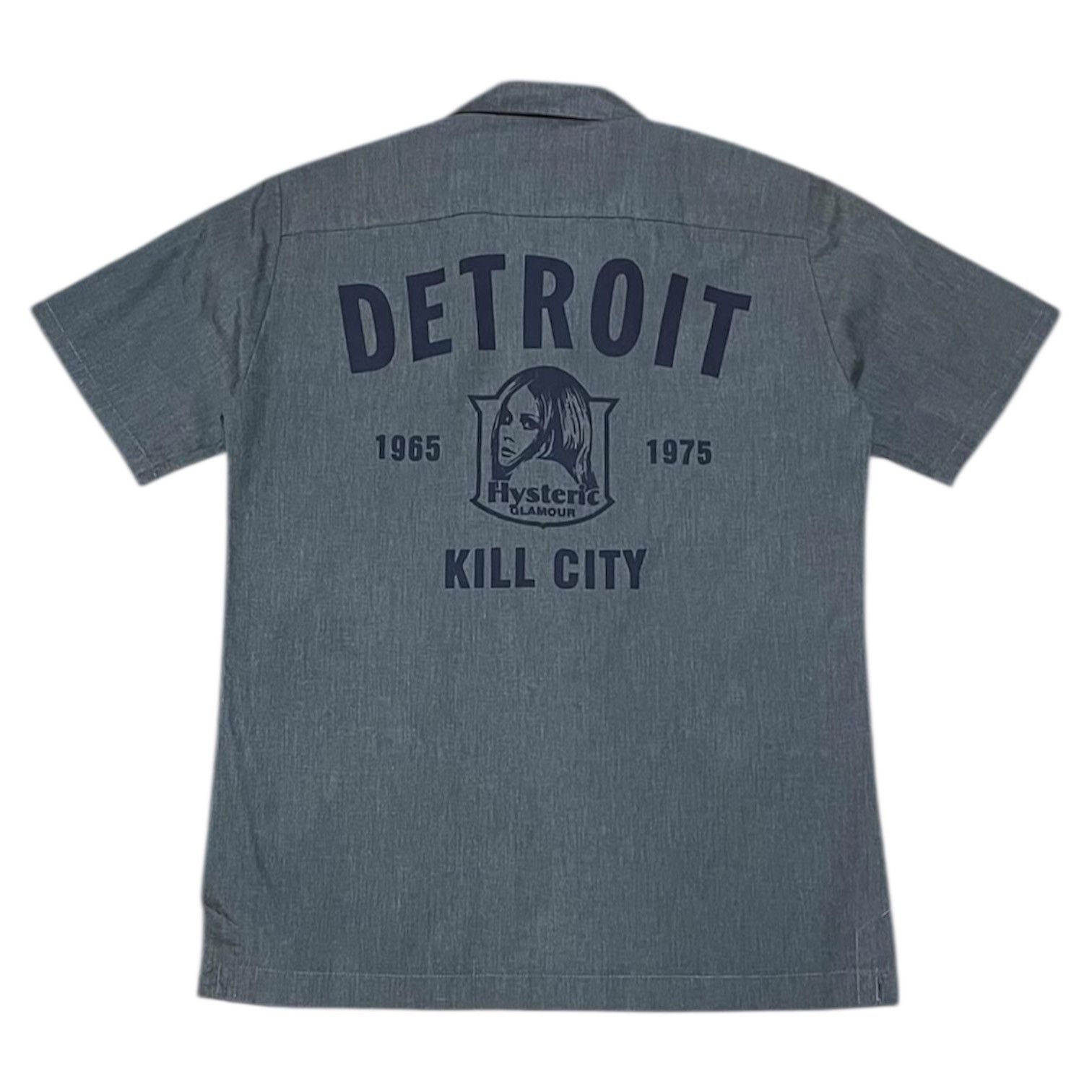 2000s Hysteric Glamour Detroit Open Collar Work Shirt y2k