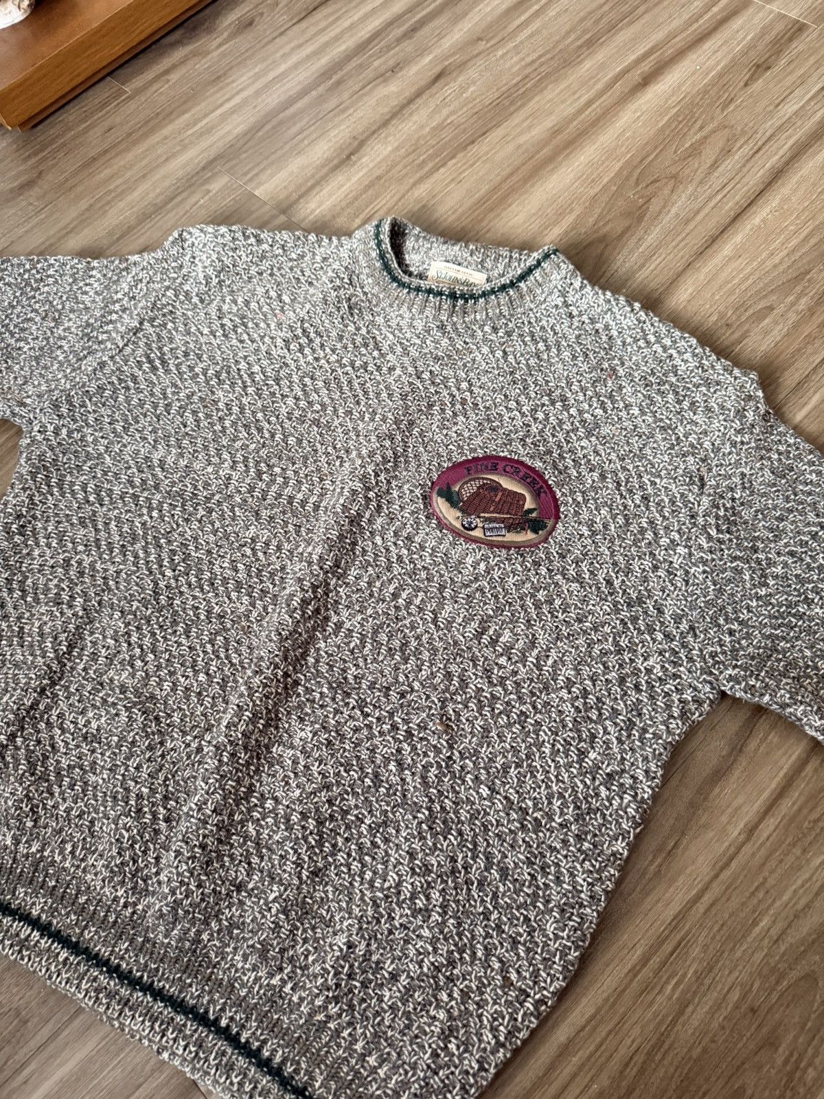 St. Johns Bay Vintage 90's St Johns Bay Knit Sweater " Pine Creek " Logo Size US L / EU 52-54 / 3 - 2 Thumbnail