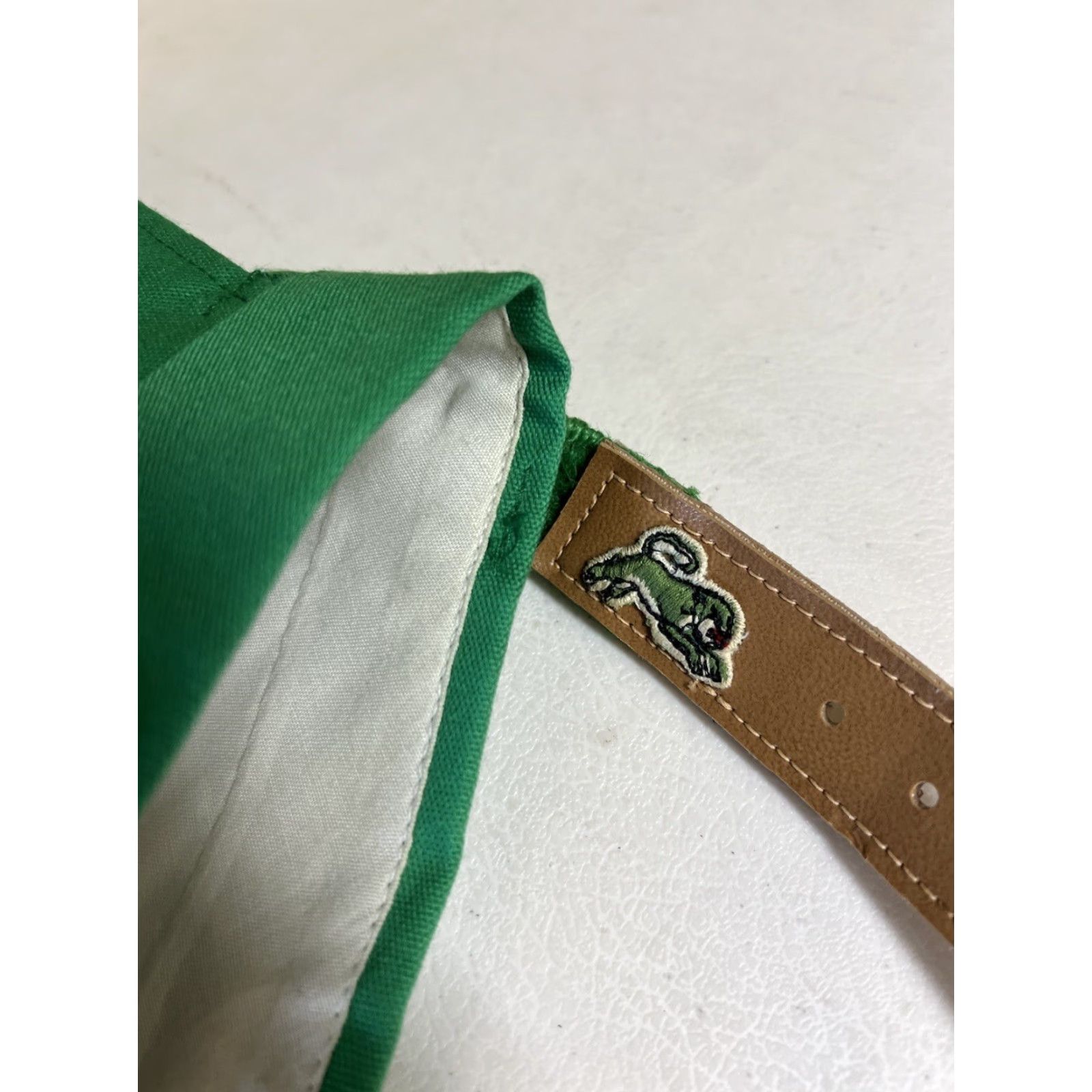 Vintage VINTAGE Garan Pants Slacks Belt 34x32 Straight Men Green 34x32 Polyester Blend Belted Casual Size US 34 / EU 50 - 5 Thumbnail