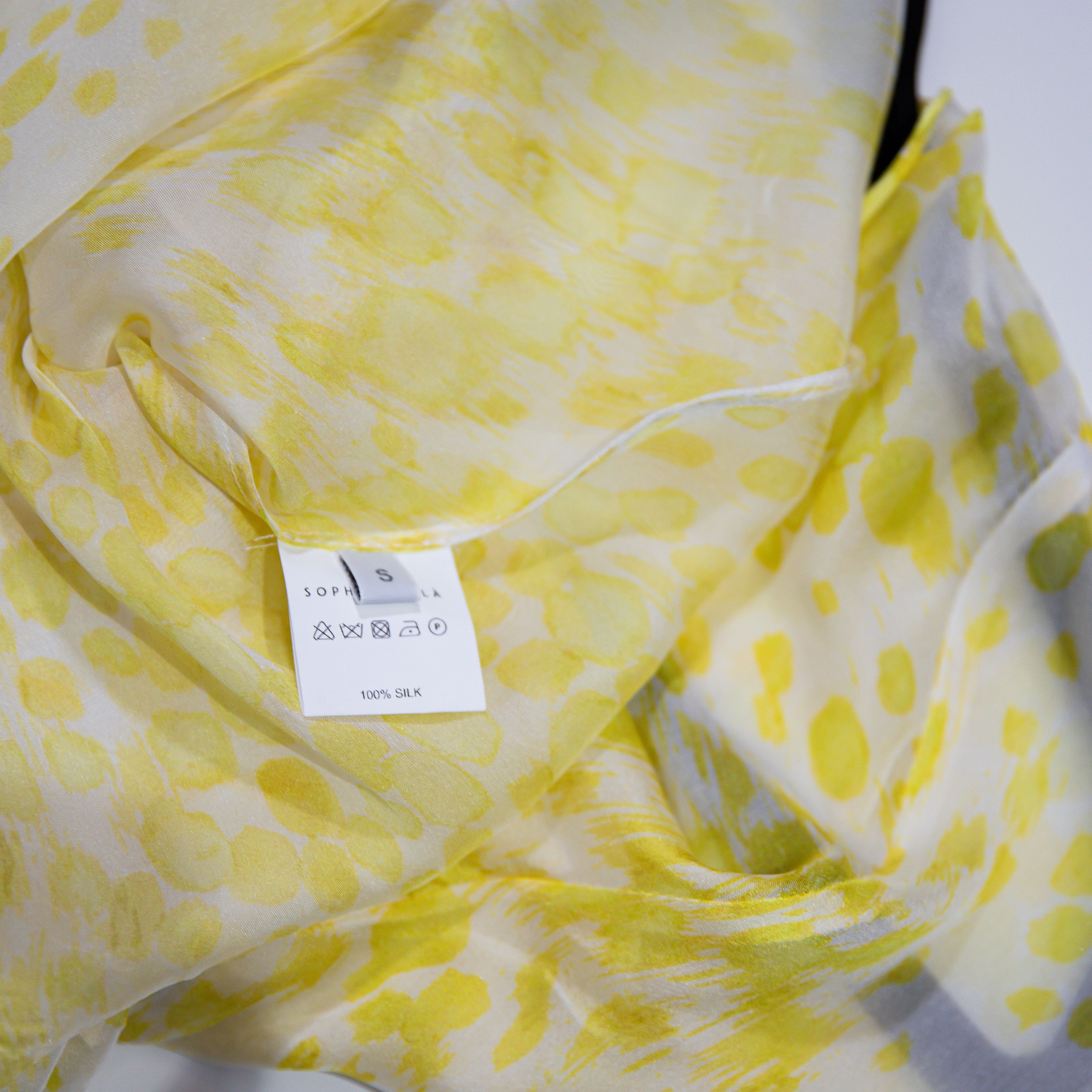 Other NEW SEV Long Sleeve Draped Silk Chiffon Size S / US 4 / IT 40 - 3 Thumbnail