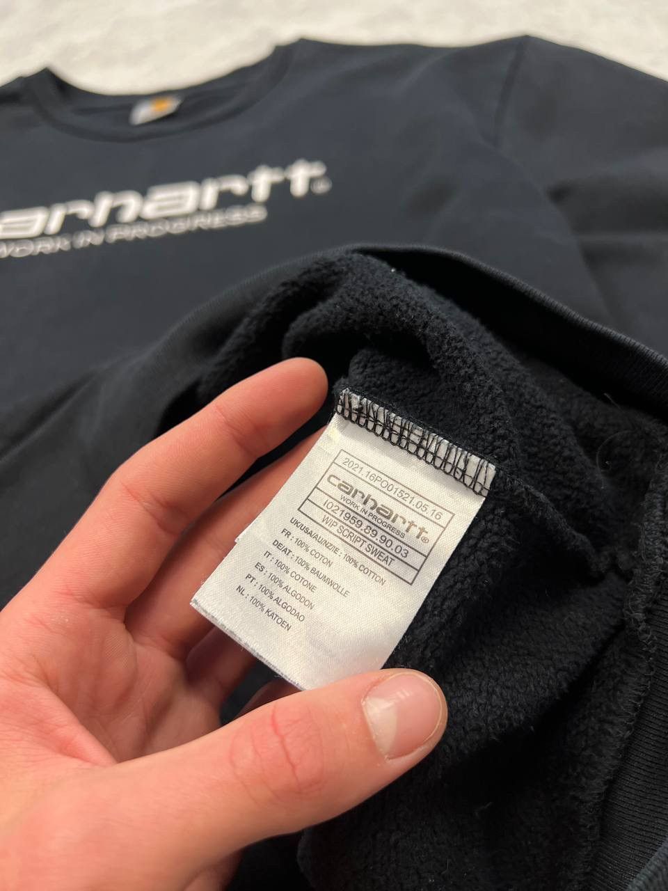 Carhartt Vintage Carhartt Sweatshirt Big Logo Size US XL / EU 56 / 4 - 10 Thumbnail