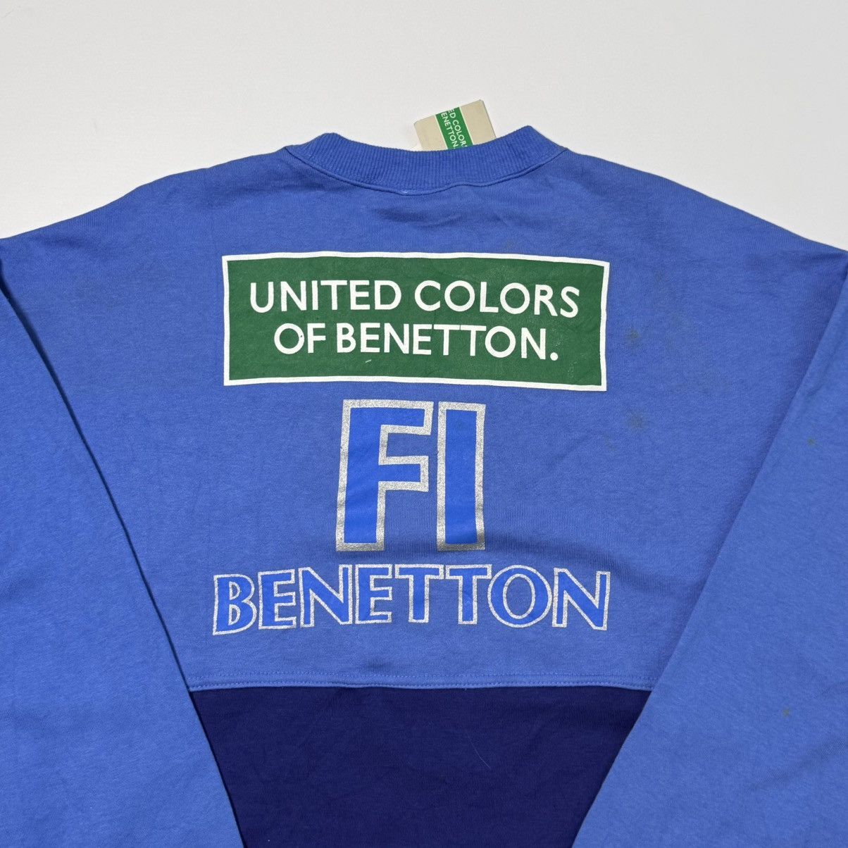United Colors Of Benetton Combo Bulk Sunfaded Benetton F1 Sweatshirt Size US XL / EU 56 / 4 - 8 Thumbnail