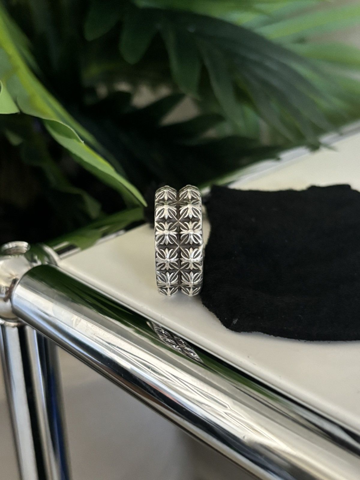 Chrome Hearts RARE - HEAVY DOUBLE PUNK RING Size ONE SIZE - 8 Thumbnail