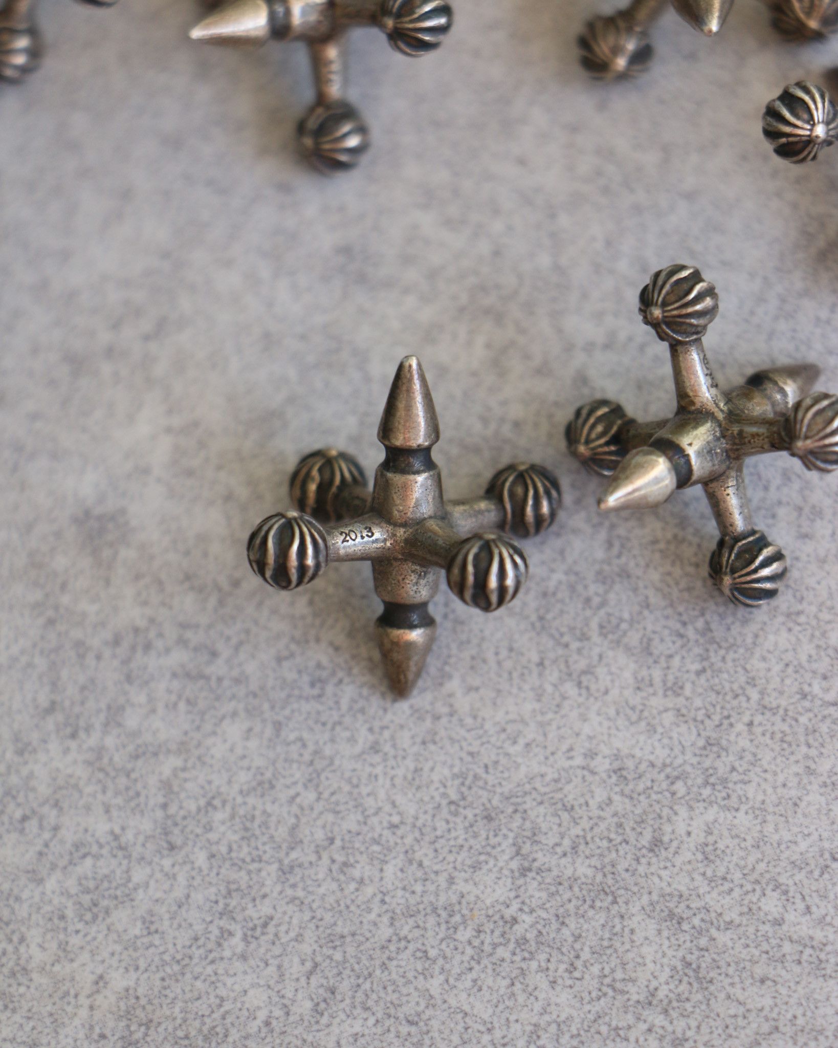 Chrome Hearts Chrome Hearts .925 Sterling Silver Jacks Game Size ONE SIZE - 4 Thumbnail