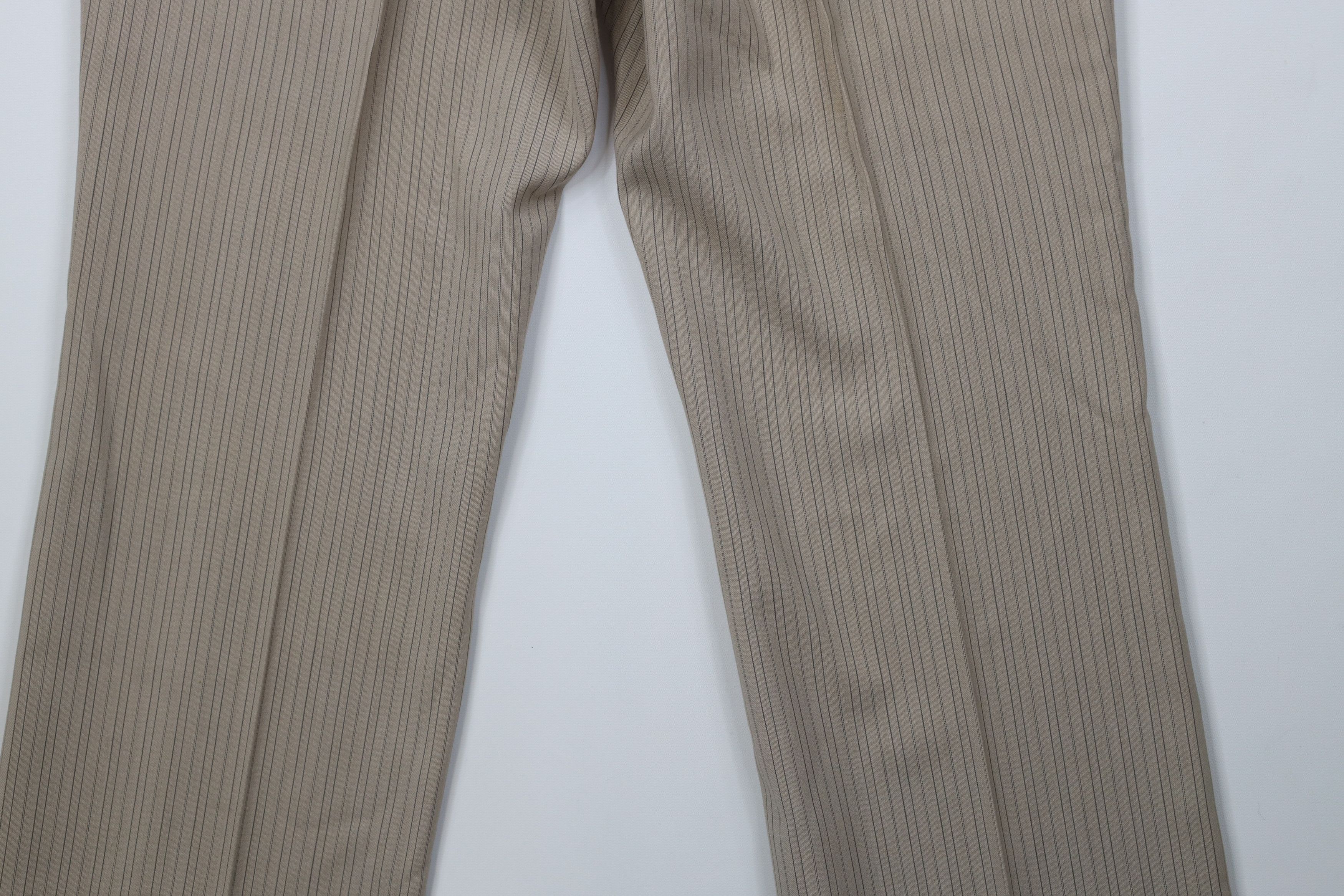 Vintage Vintage 60s 70s Rockabilly Pinstriped Wide Leg Chino Pants Size US 34 / EU 50 - 13 Thumbnail