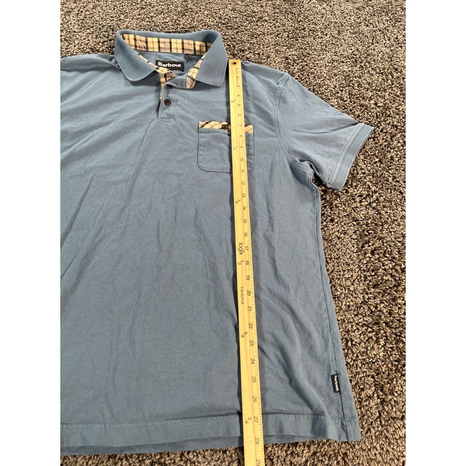 Barbour Barbour Polo Shirt Mens 2XL Blue Nova Check Short Sleeve Polo Shirt Mens 2XL Blue Nova Check Short Sleeve Polo Shirt Size US XXL / EU 58 / 5 - 2 Thumbnail