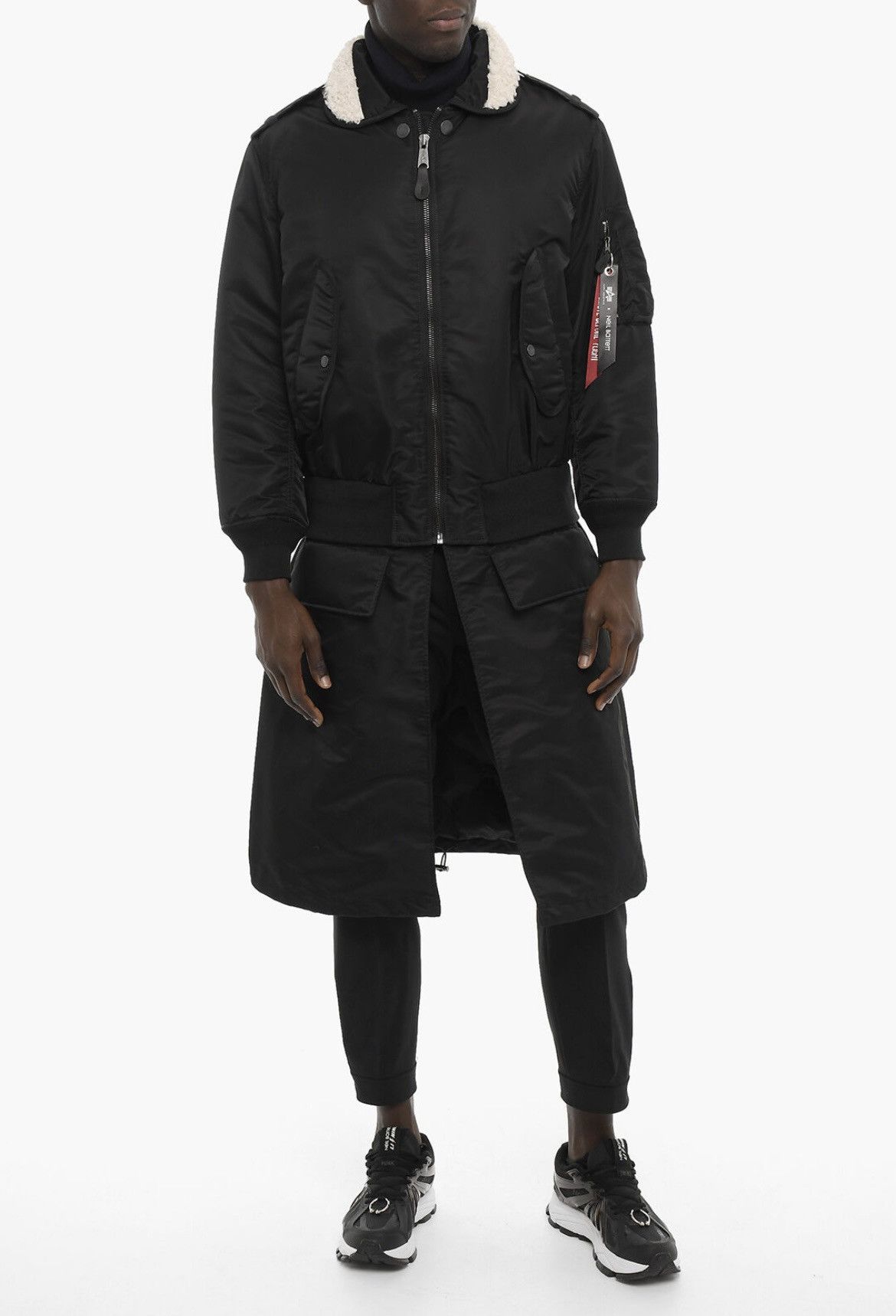 Neil Barrett Alpha Industries x Neil Barrett Bomber Parka Size US L / EU 52-54 / 3 - 3 Thumbnail