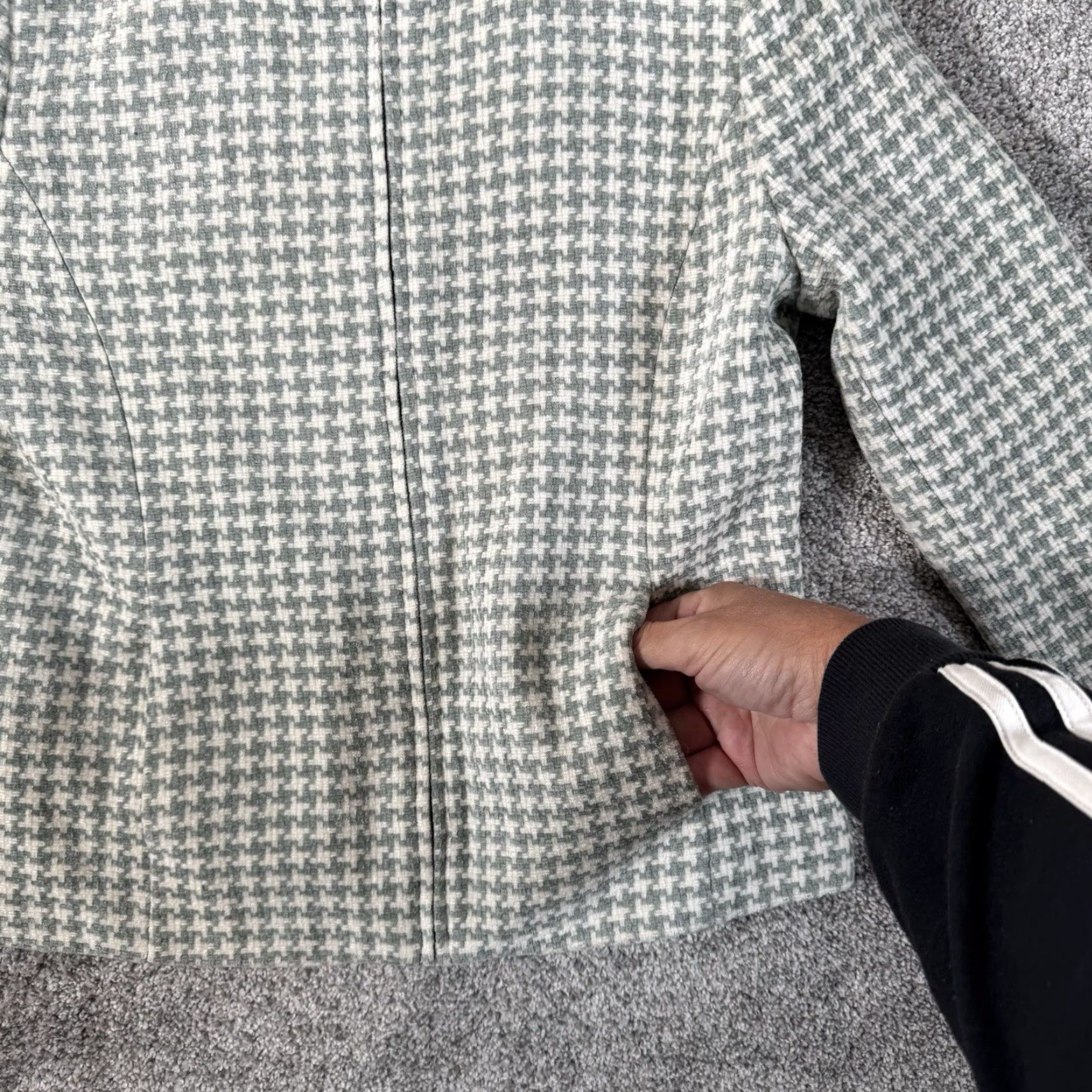 Vintage VINTAGE Norton Mcaughton Petites 4P Jacket Houndstooth Business Casual Preppy Academia Women Size S / US 4 / IT 40 - 6 Thumbnail