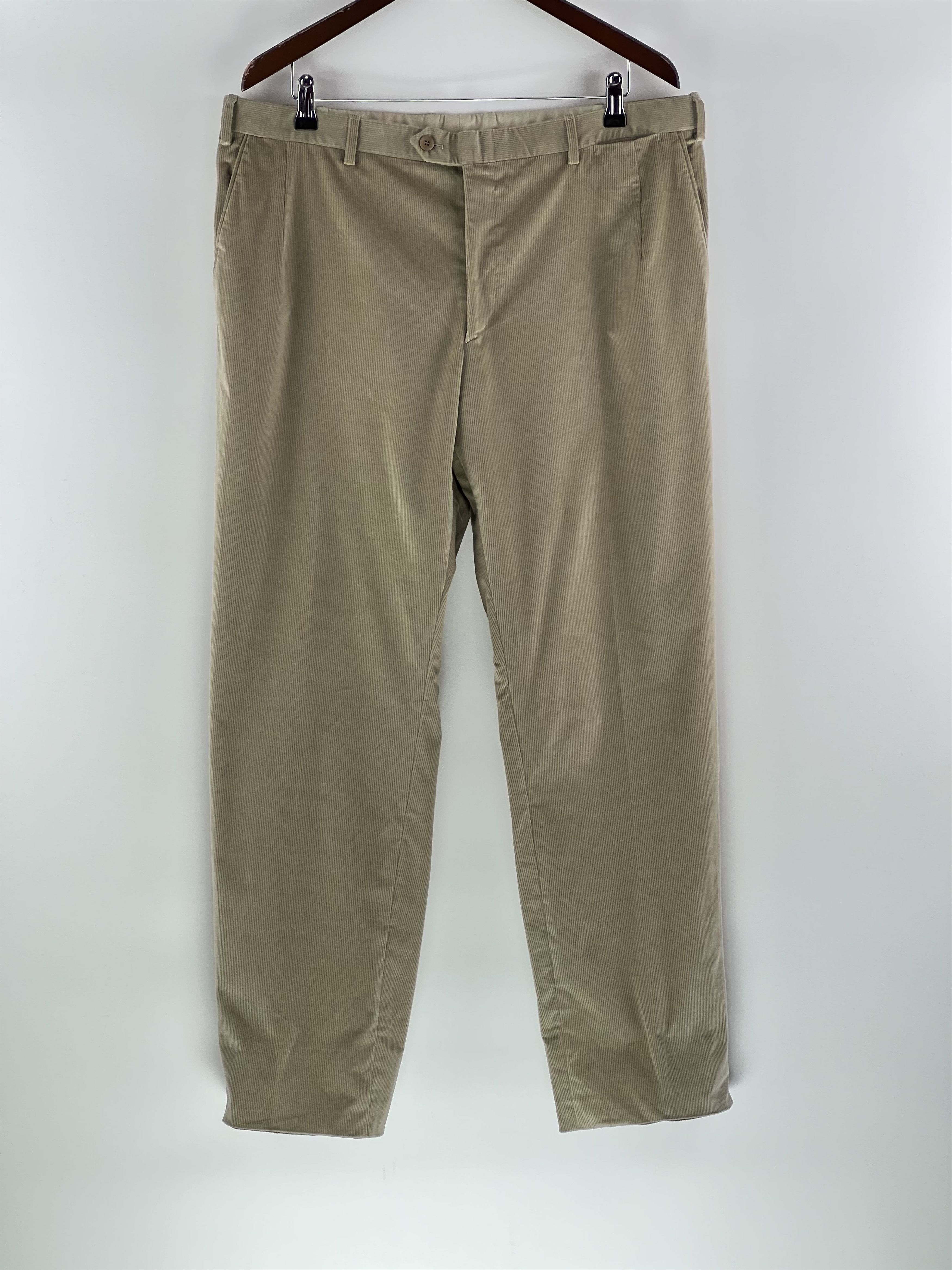 Brioni Brioni Beige Corduroy Pants Trousers Size 58R Size US 42 / EU 58 - 1 Thumbnail