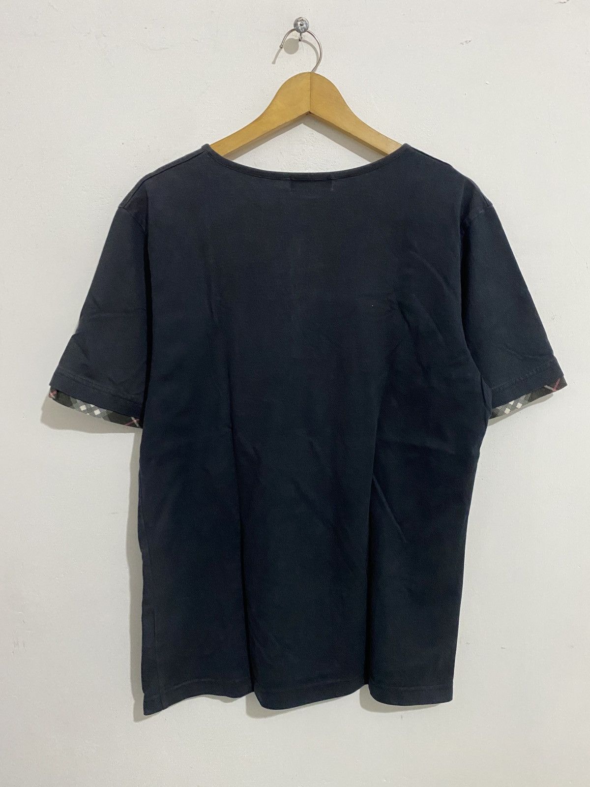 Burberry 💸BINDINGOFFER💸Burberry Logo Navy Shirt AA0059 Size US L / EU 52-54 / 3 - 3 Thumbnail