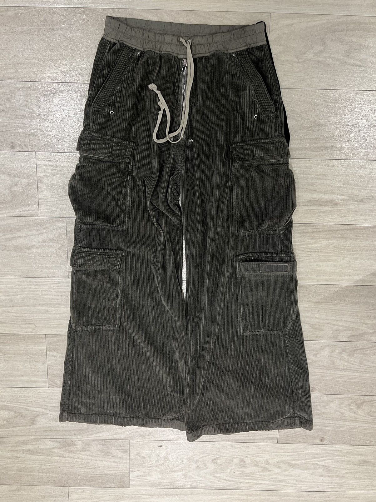 Rick Owens × Rick Owens Drkshdw Rick Owens Cargo Bela Size US 34 / EU 50 - 1 Thumbnail