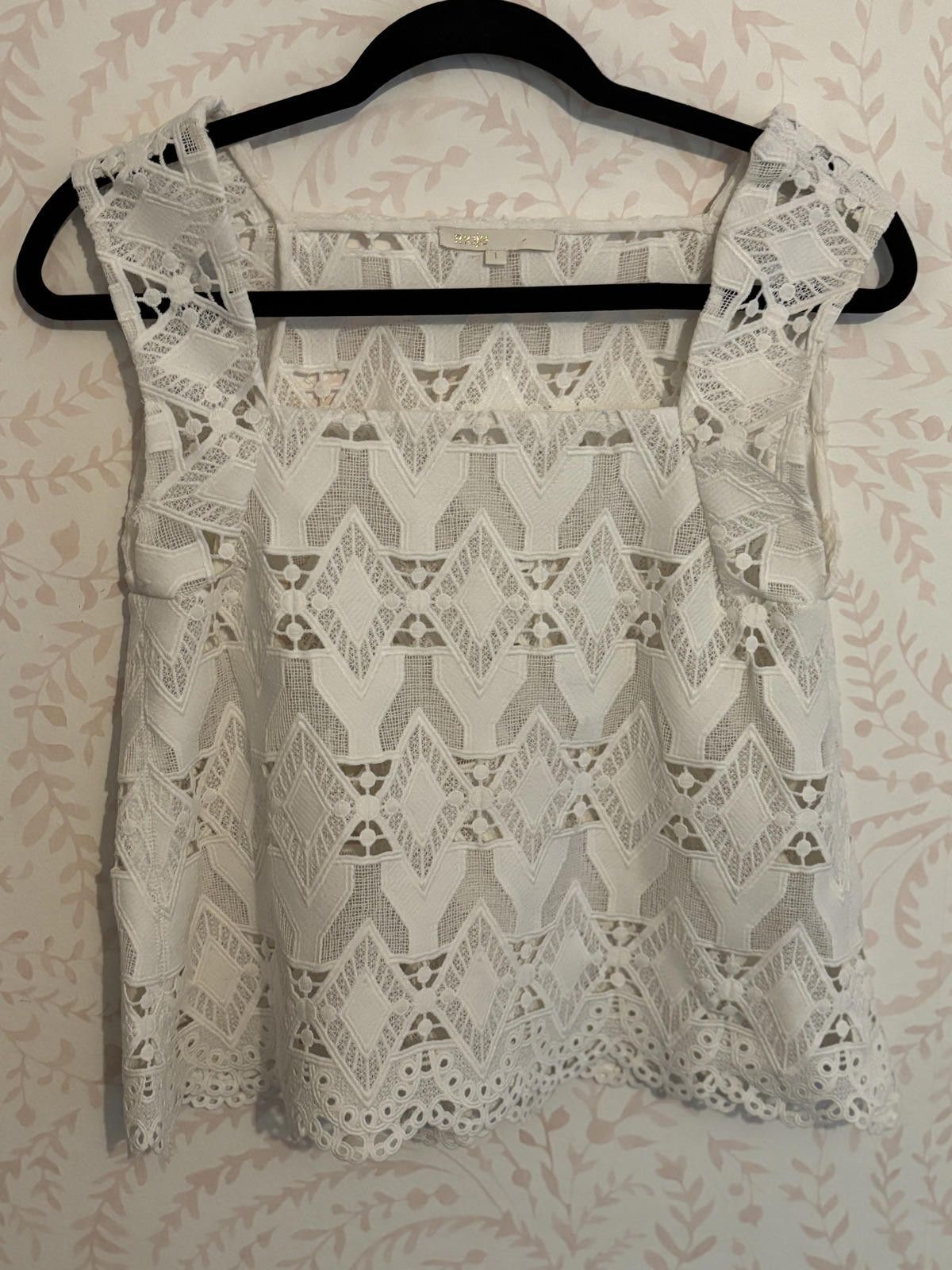 Majestic MaJE Lace Geometric Linda Top sz S Size S / US 4 / IT 40 - 2 Thumbnail
