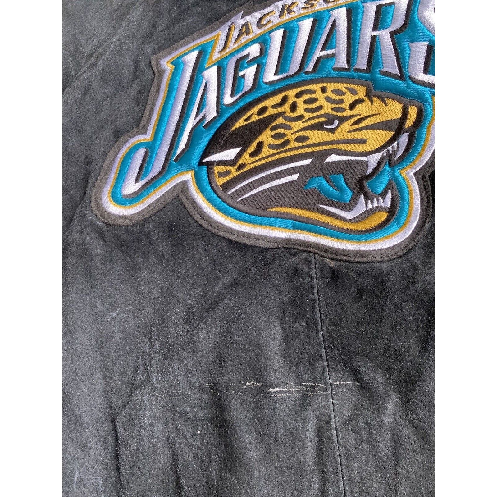 NFL Vintage Y2K Jacksonville Jaguars Jacket FAUX Leather XL NWT Size US XL / EU 56 / 4 - 17 Thumbnail