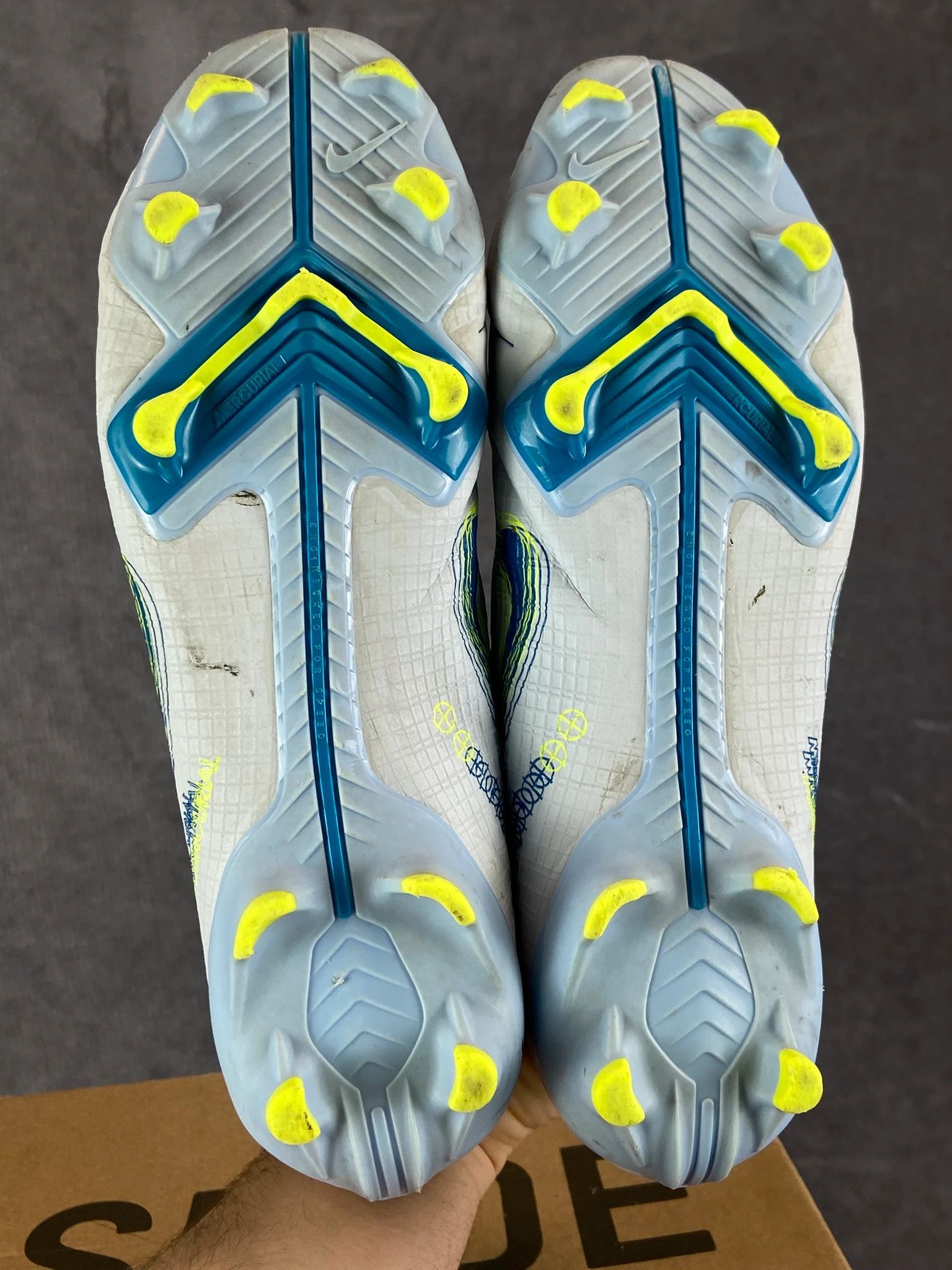 Nike Nike White Football Boots 40.5 Engineered for Speed Size US 7.5 / EU 40-41 - 7 Thumbnail