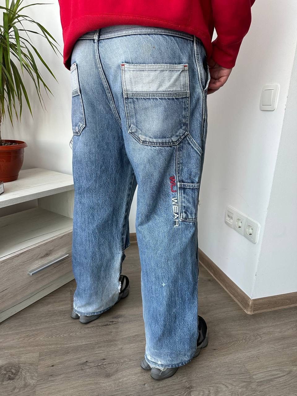 Japanese Brand × Vintage × Wu-Tang Clan Vintage Wu-Wear Denim Wu-Tang Baggy Japanese Pants Size US 32 / EU 48 - 8 Thumbnail