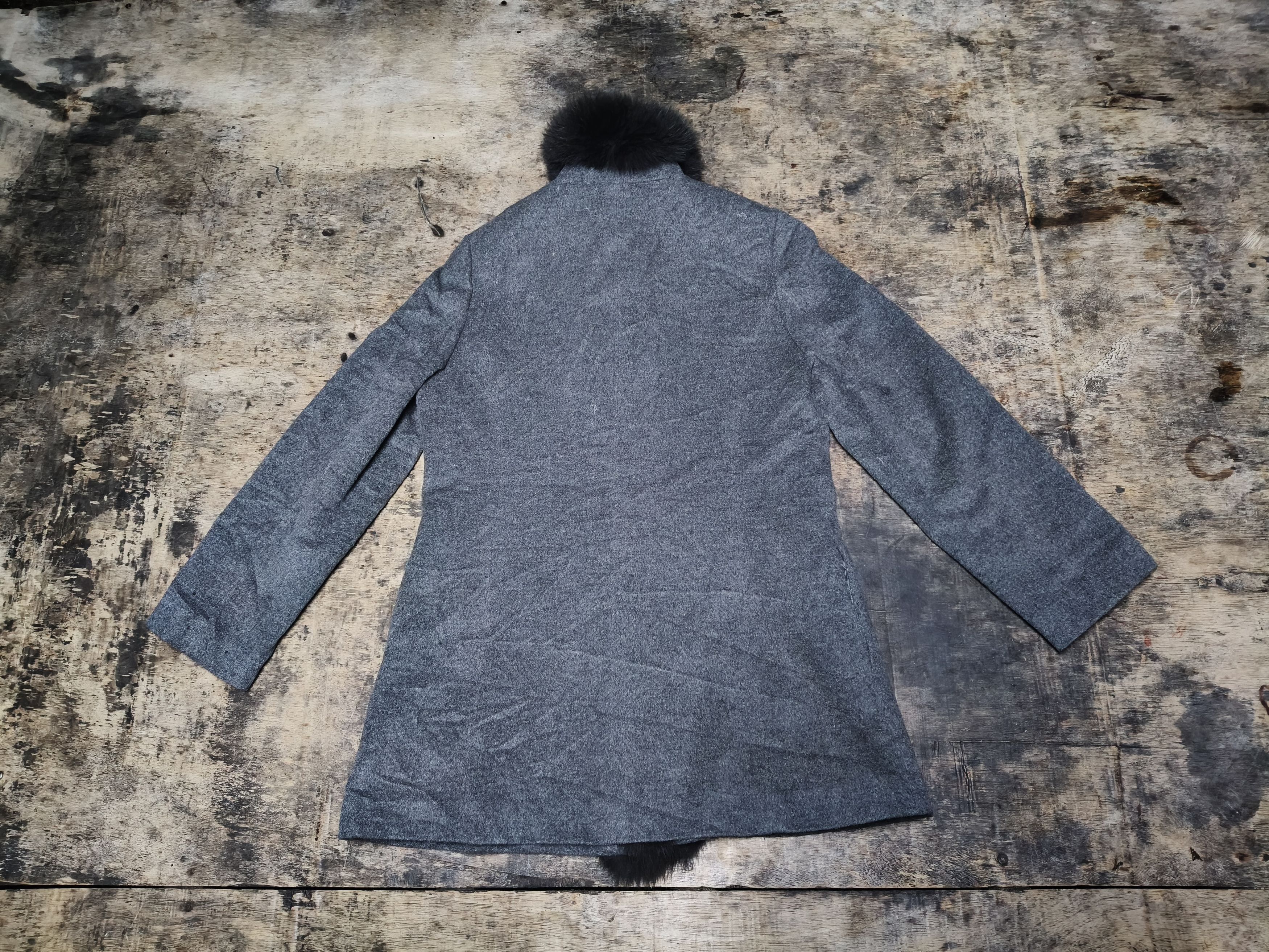 Japanese Brand Bellucci faux fur wool Coat Size M / US 6-8 / IT 42-44 - 4 Thumbnail