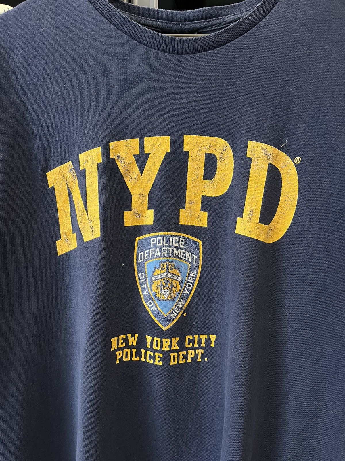 Vintage Vintage 2000’s NYPD T-shirt Size US XL / EU 56 / 4 - 2 Thumbnail