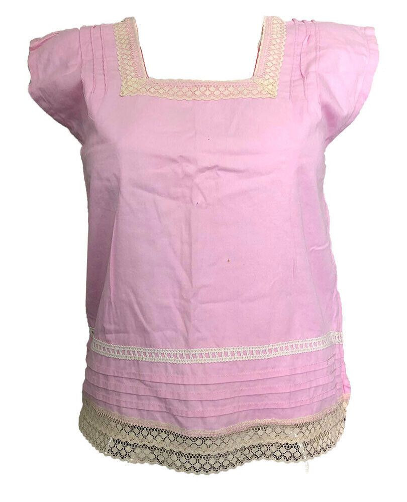 Designer Pre Owned Pink Hand Made Blouse S Size S / US 4 / IT 40 - 1 Thumbnail
