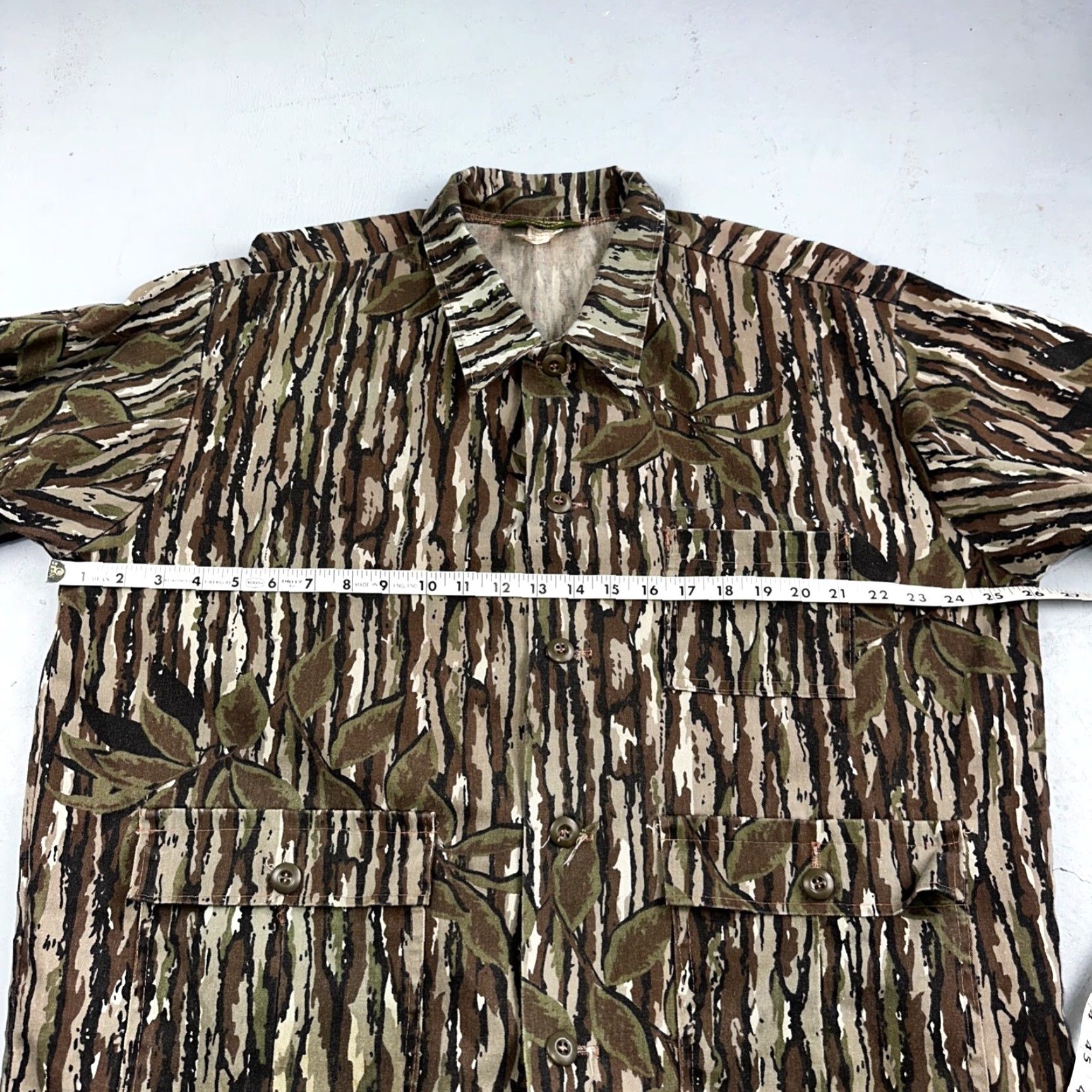 Realtree VINTAGE Realtree Spartan 80s Camouflage Shirt Mens XL Button-Up Long Sleeve US Made Size US XL / EU 56 / 4 - 5 Thumbnail