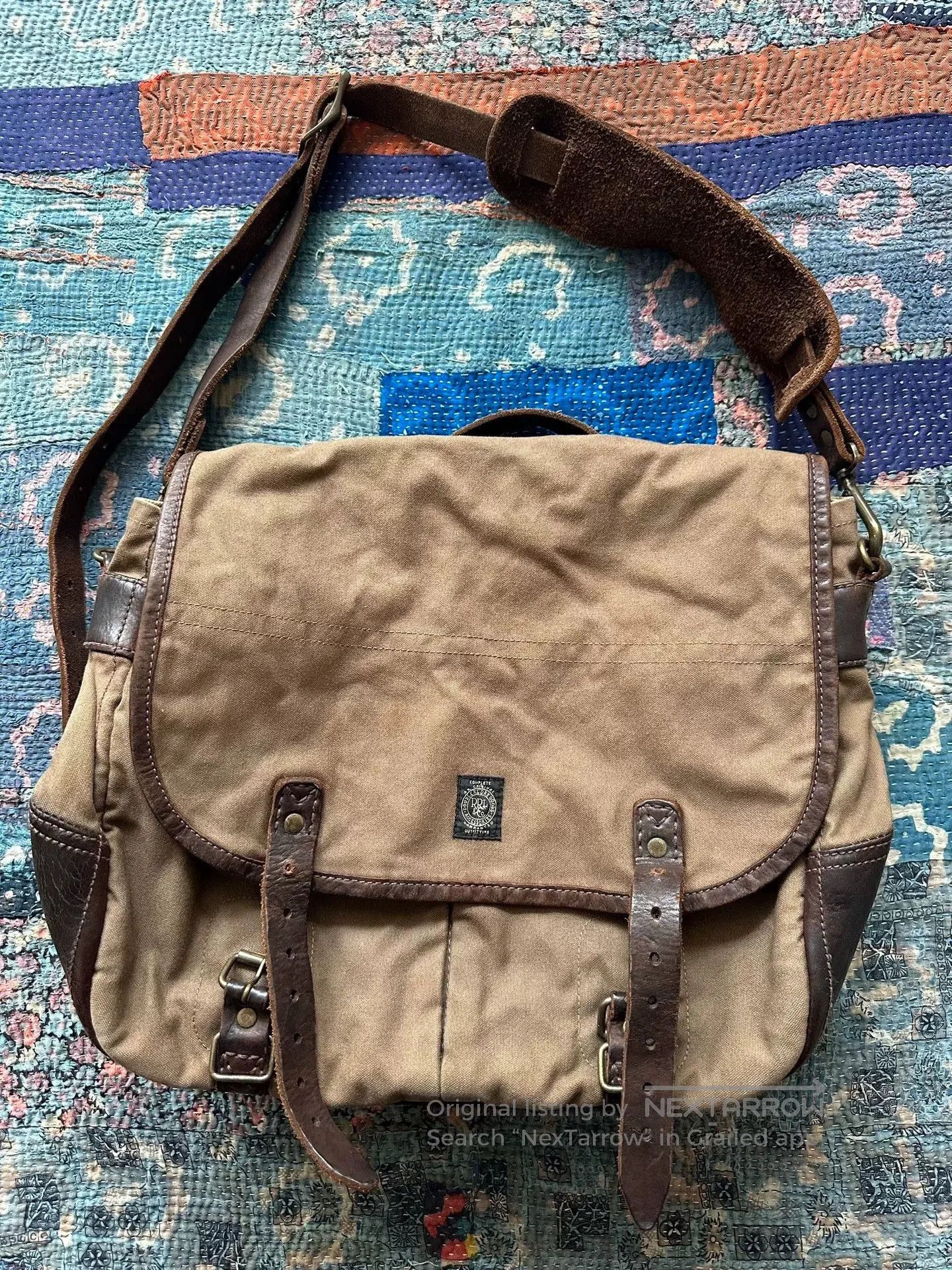 RRL Ralph Lauren rrl messenger bag with shoulder strap. Size ONE SIZE - 1 Thumbnail