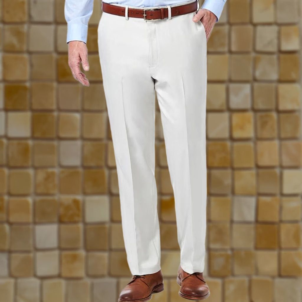 Haggar VINTAGE NEW MENS HAGGAR PREMIUM COMFORT FLAT PANTS STONE CLASSIC 44 30 Size US 44 / EU 60 - 1 Preview