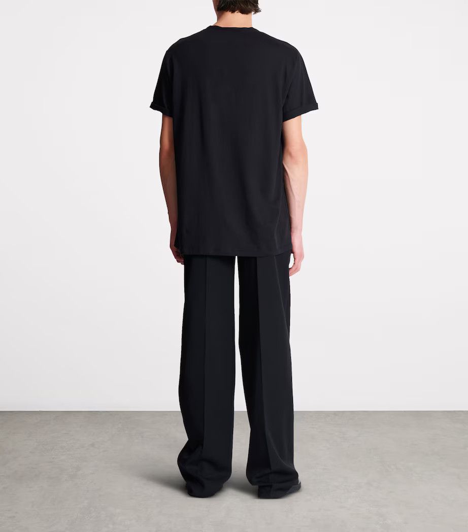 Balmain o1y0426 Crewneck T-Shirt in Black Size US L / EU 52-54 / 3 - 5 Thumbnail