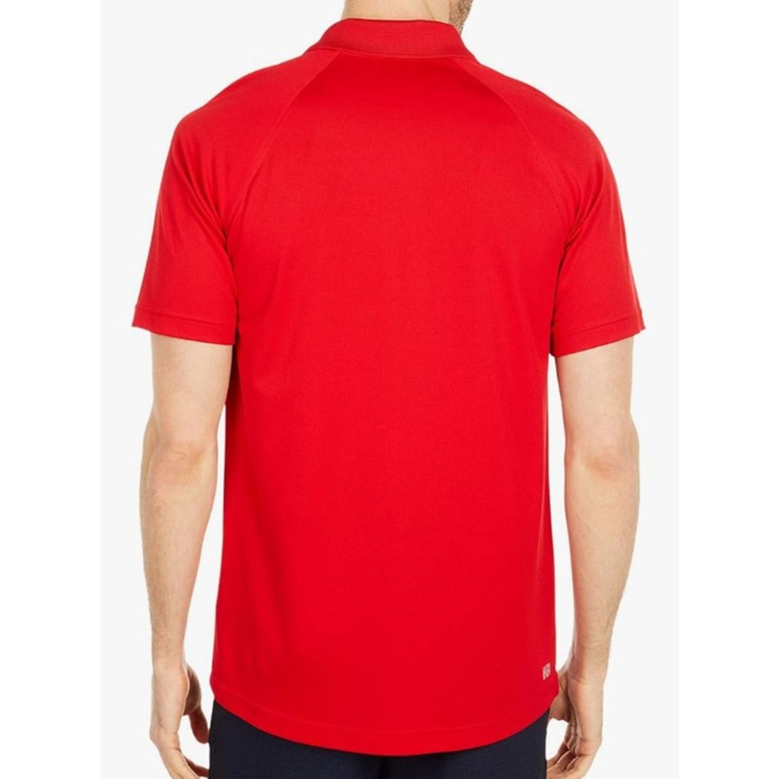 Lacoste Lacoste Mens Ultra Dry Raglan Sleeve Polo Sport Short Red, S Size US S / EU 44-46 / 1 - 3 Thumbnail