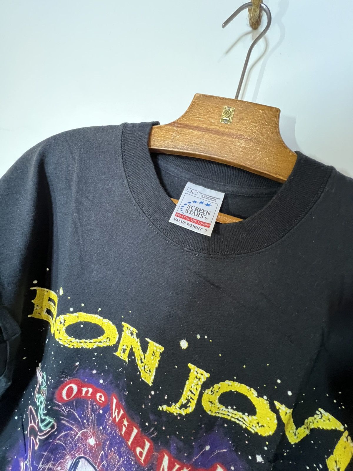 Band Tees vintage Bon Jovi 01 tour shirt Size US L / EU 52-54 / 3 - 2 Thumbnail