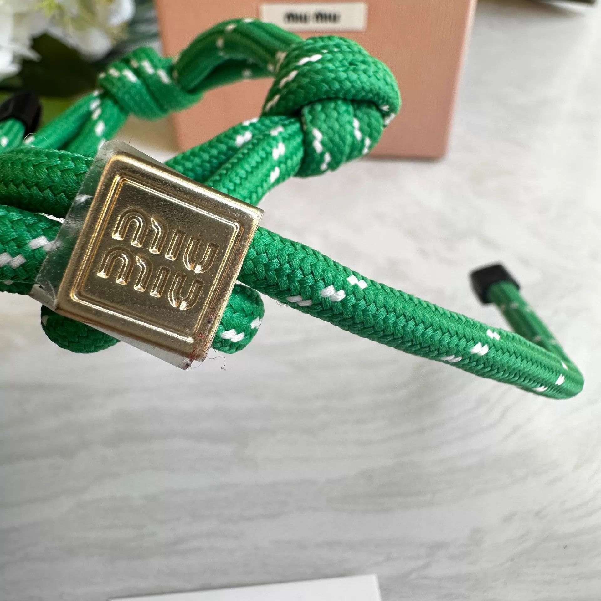 Miu Miu MIU MIU unused bracelet with box AH289 Size ONE SIZE - 4 Thumbnail