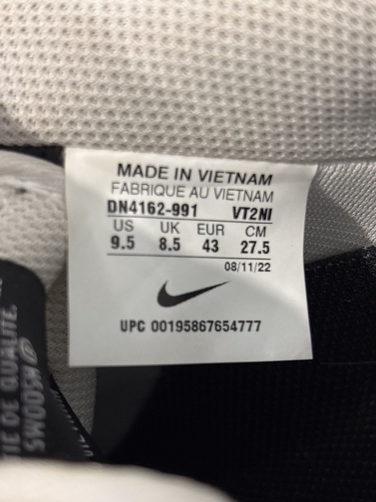 Nike Panda Air Force 1 Size US 9.5 / EU 42-43 - 6 Thumbnail