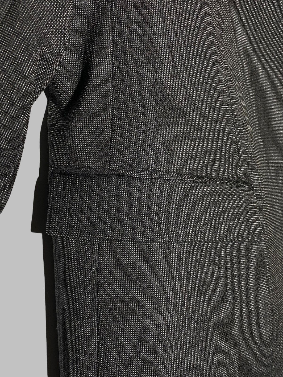 Emporio Armani Emporio Armani Green Line Black Velour Lapel Wool Blazer Size 54R - 13 Thumbnail