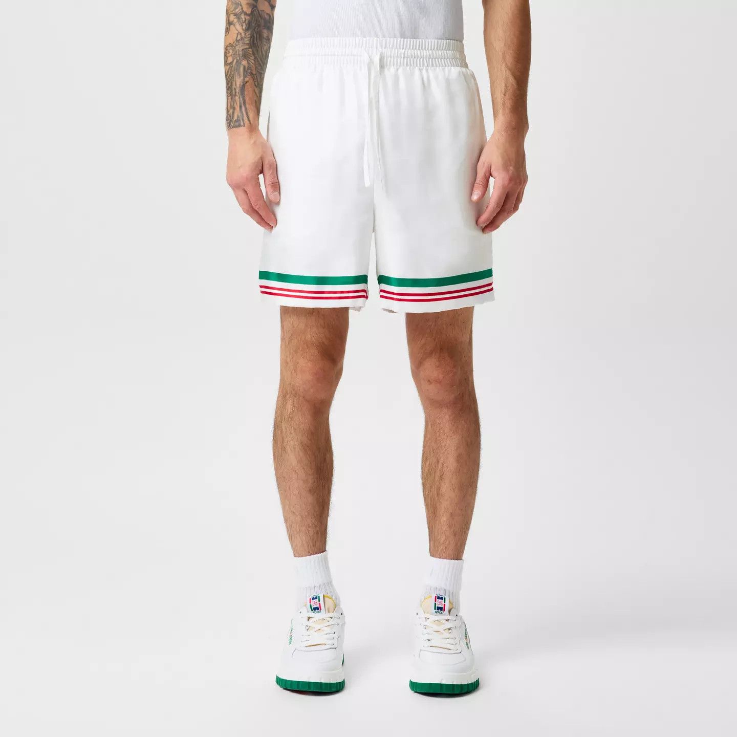 Casablanca o1g2r1mq0426 Tennis Club Icon Shorts in Multicolor Size US 32 / EU 48 - 2 Thumbnail
