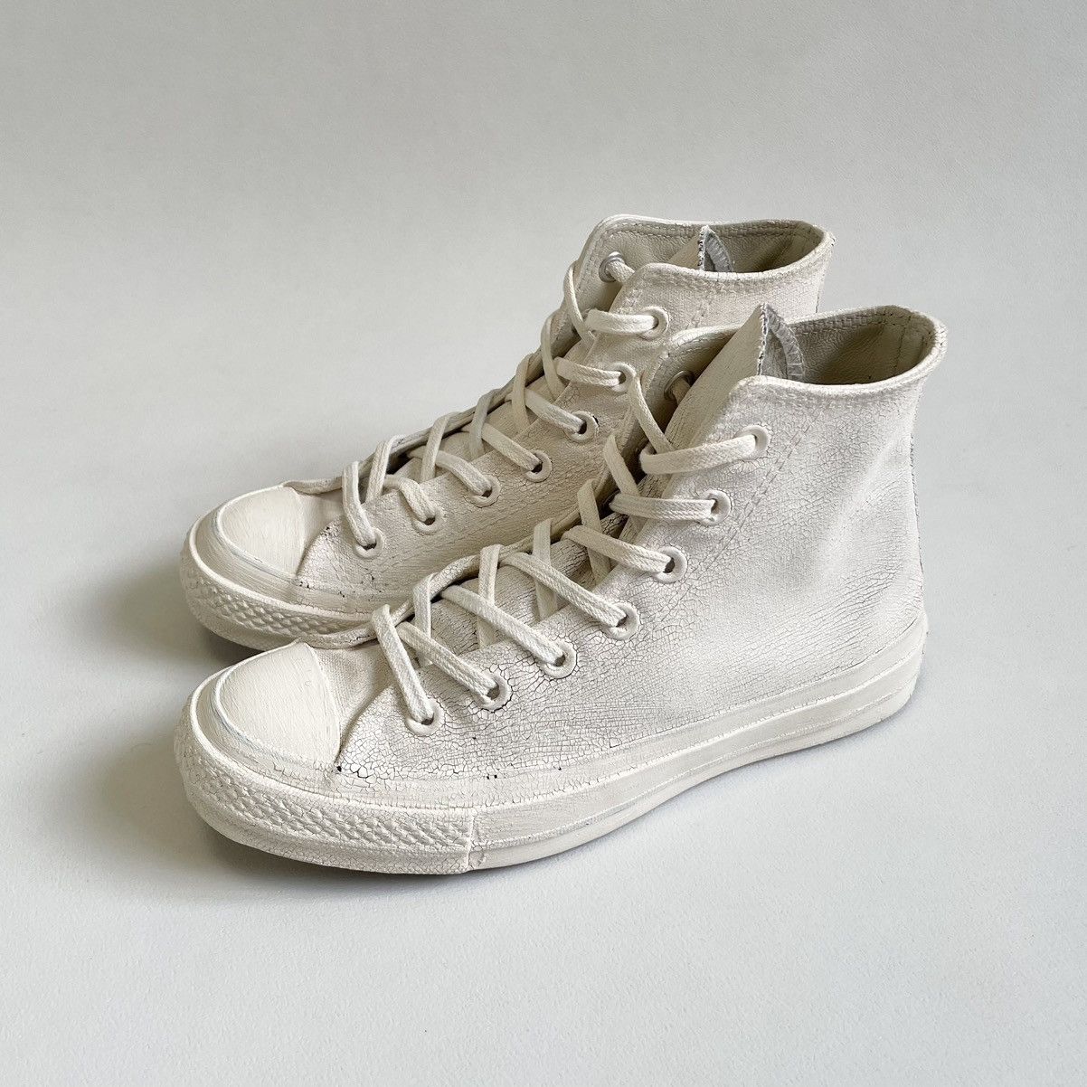 Maison Margiela S/S 14 Painted ‘Chuck Taylor All Star’ Sneakers Size US 7 / IT 37 - 2 Thumbnail