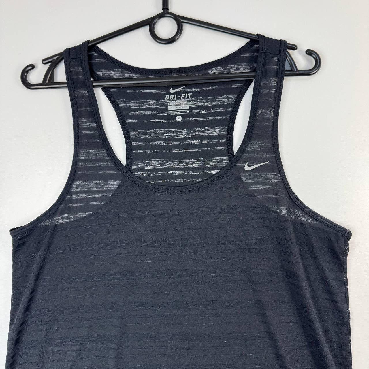 Nike Nike Dri-Fit Running Gym Tank Black 589030-010 Womens Size M Size M / US 6-8 / IT 42-44 - 2 Thumbnail