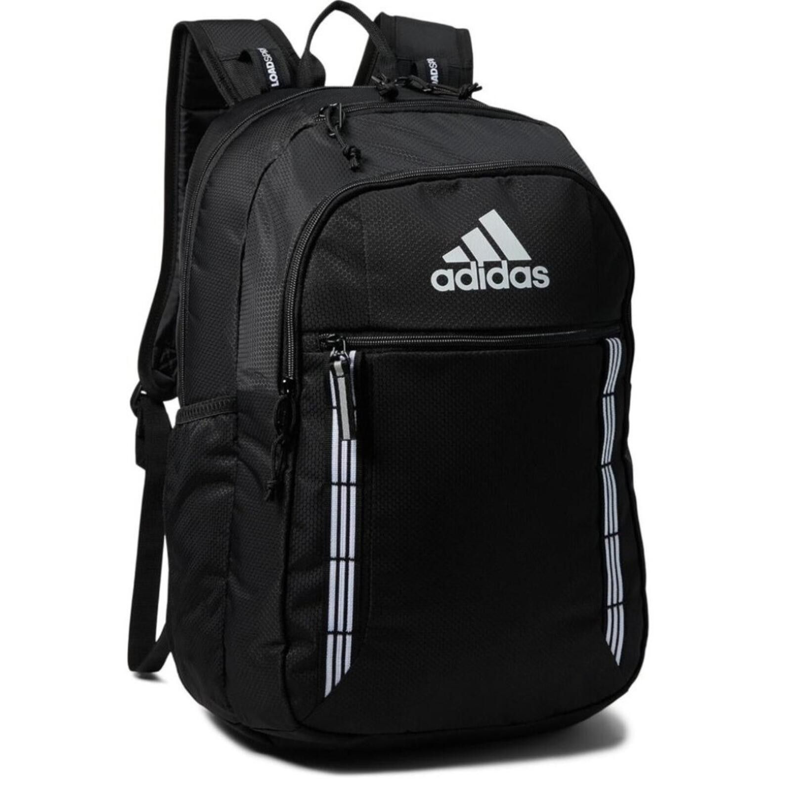 Adidas Adidas Excel 7 Backpack Black/White 3 Stripe for 16" Laptop Size ONE SIZE - 4 Thumbnail