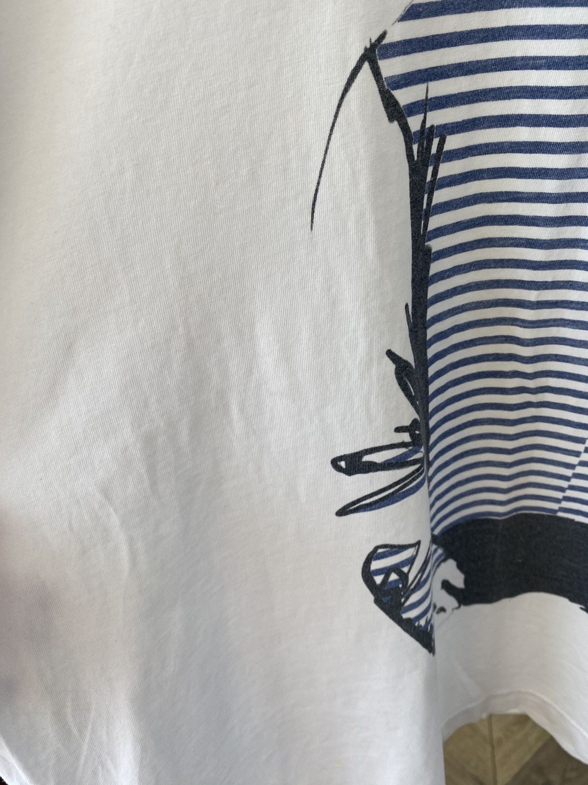 Z Zegna Vintage Z Zegna Printed V-neck T-shirt Size US M / EU 48-50 / 2 - 10 Thumbnail
