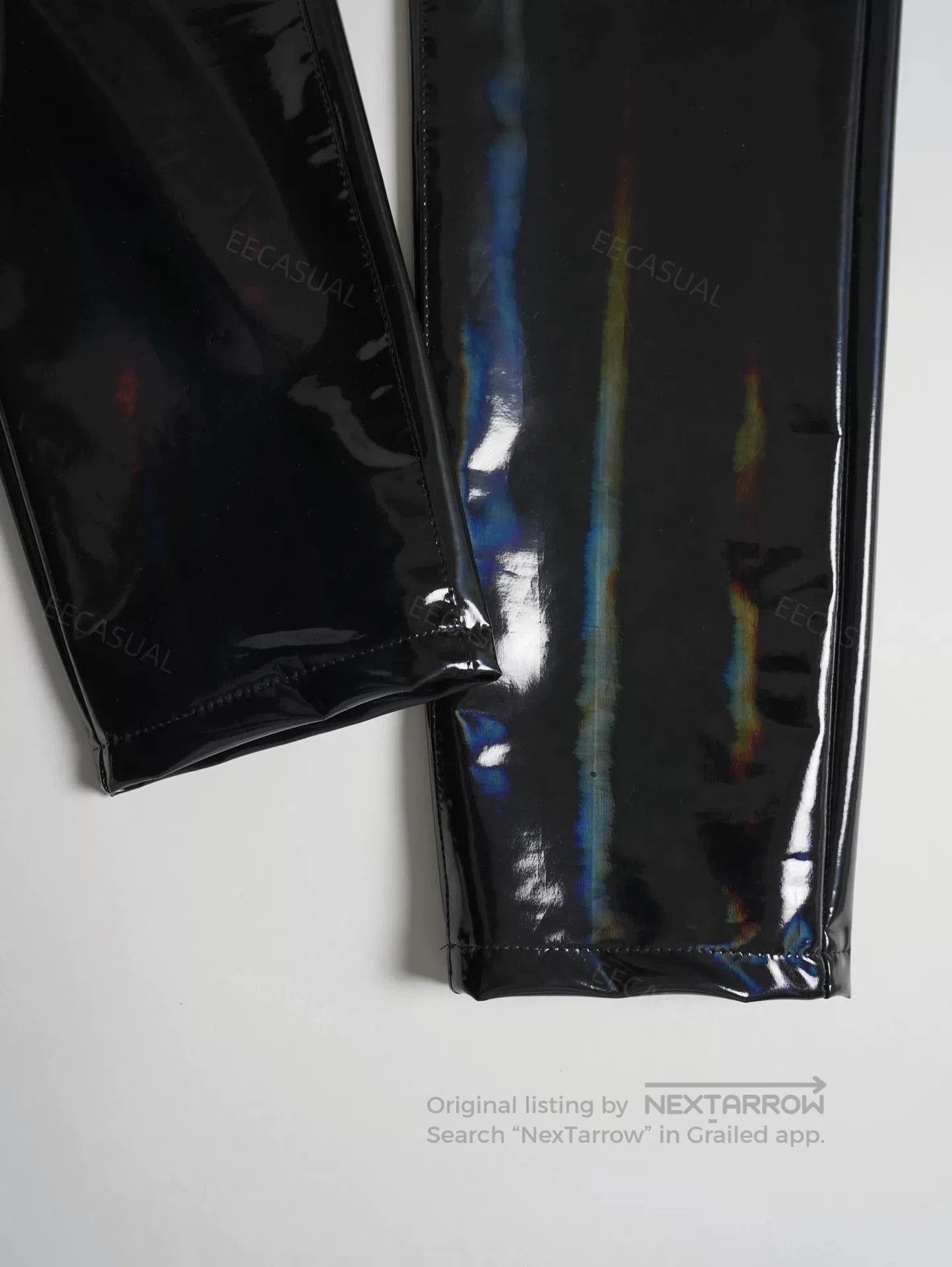 Junya Watanabe Junya Watanabe Black Patent Leather Pants. Size US 26 / EU 42 - 6 Thumbnail