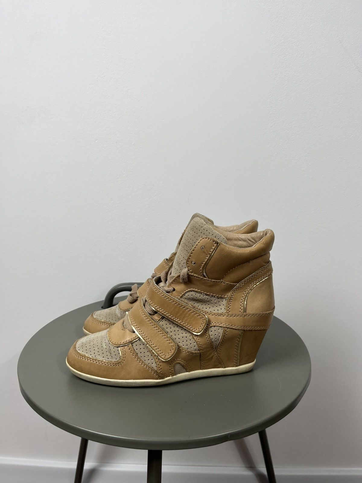 ASH Vintage ASH wedge sneakers beige brown size 40 Size US 9 / IT 39 - 8 Thumbnail