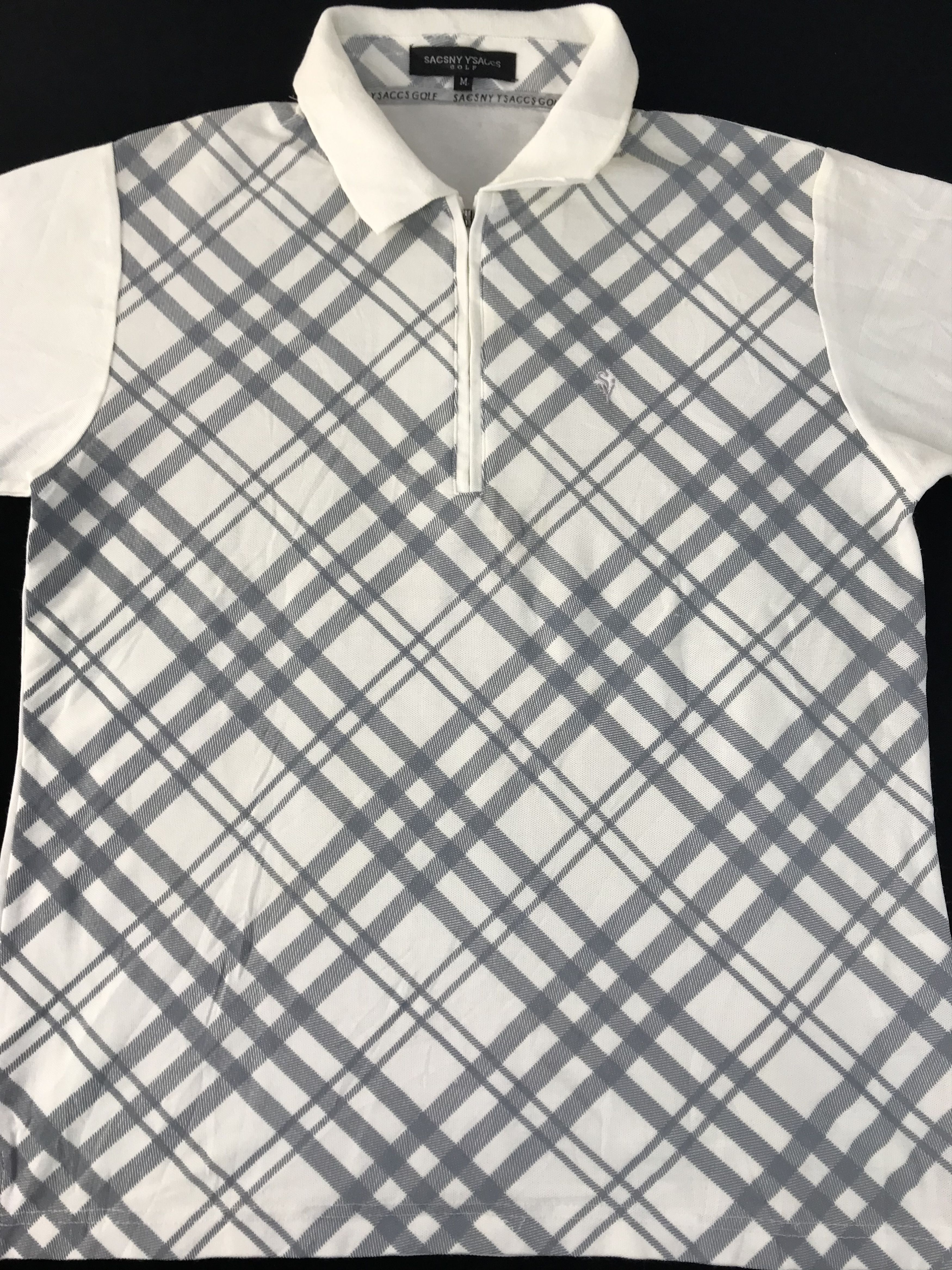 Other Yohji Yamamoto Sacsny Y’saccsny Golf Monogram Polo Tee Size US M / EU 48-50 / 2 - 2 Thumbnail