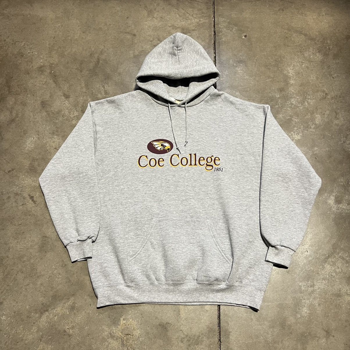 Lee Vintage Coe College Hoodie Sweatshirt Lee Heavyweight Iowq Size US XL / EU 56 / 4 - 1 Thumbnail