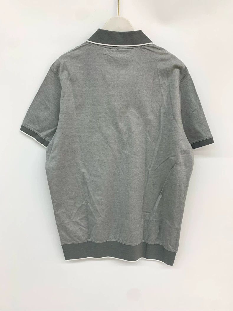 Loro Piana LORO PIANA Solid short-sleeved Polo shirt Size US S / EU 44-46 / 1 - 2 Thumbnail