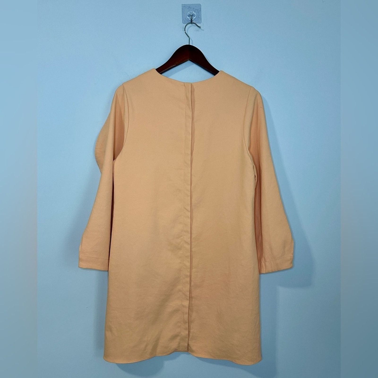 Tibi Tibi Size 6 Chalky Drape Origami Sleeve Melon Shift Dress Size M / US 6-8 / IT 42-44 - 8 Thumbnail