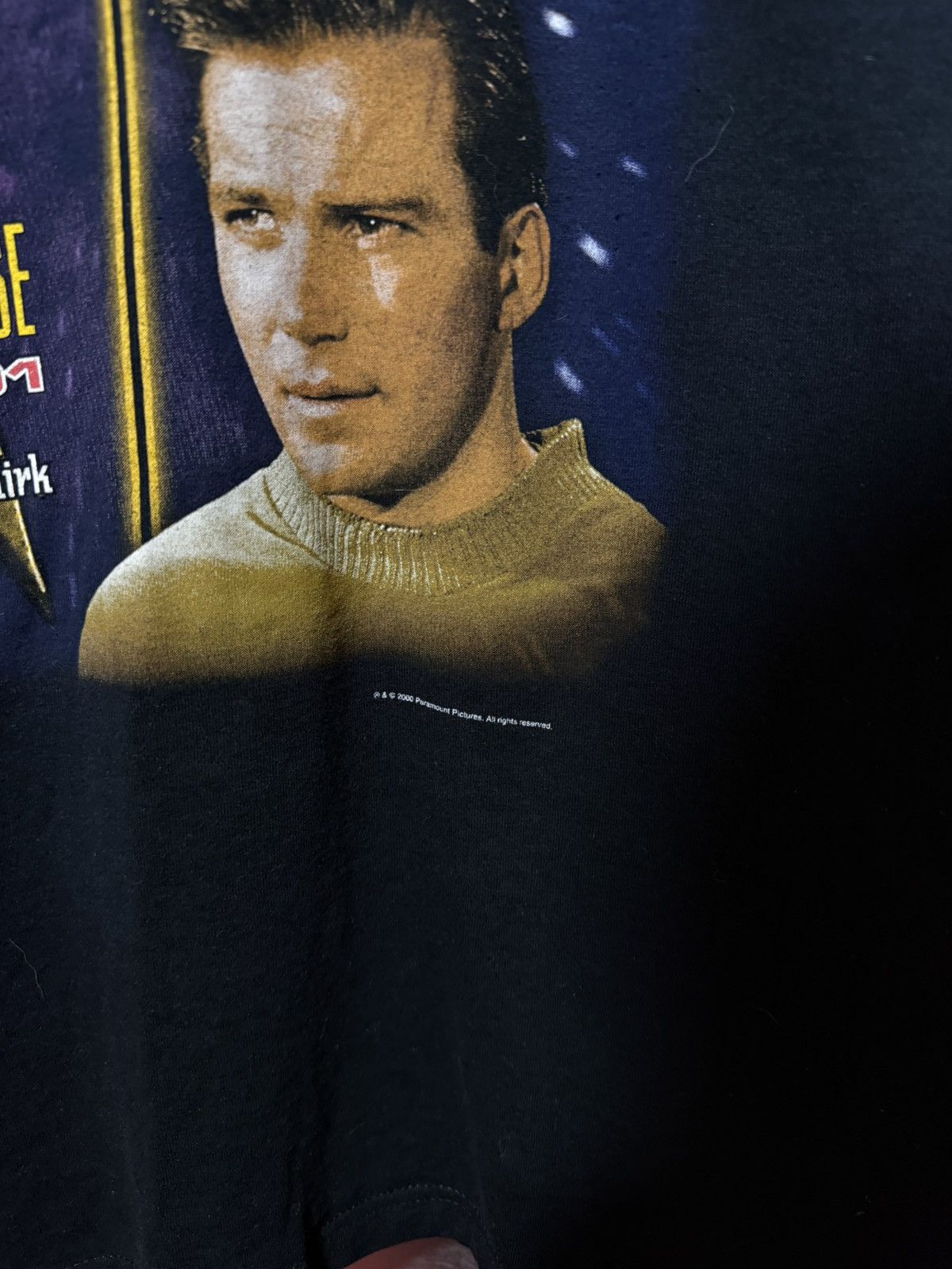 Vintage Vintage 2000 Star Trek Captain James T. Kirk Movie T-Shirt Size US L / EU 52-54 / 3 - 4 Thumbnail
